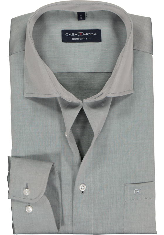 CASA MODA comfort fit overhemd, mouwlengte 72 cm, twill, grijs CASA MODA comfort fit overhemd, mouwlengte 72 cm, twill, grijs