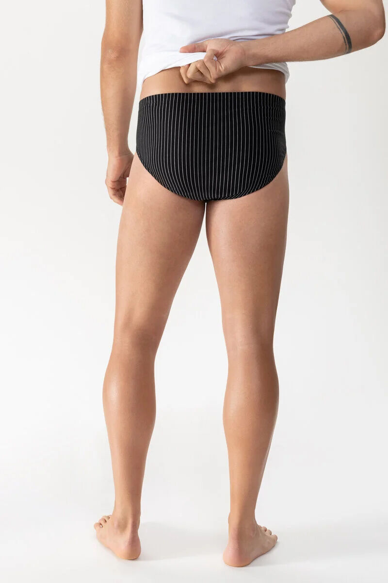 Mey heren jazz pants BC stripes, slip, zwart
