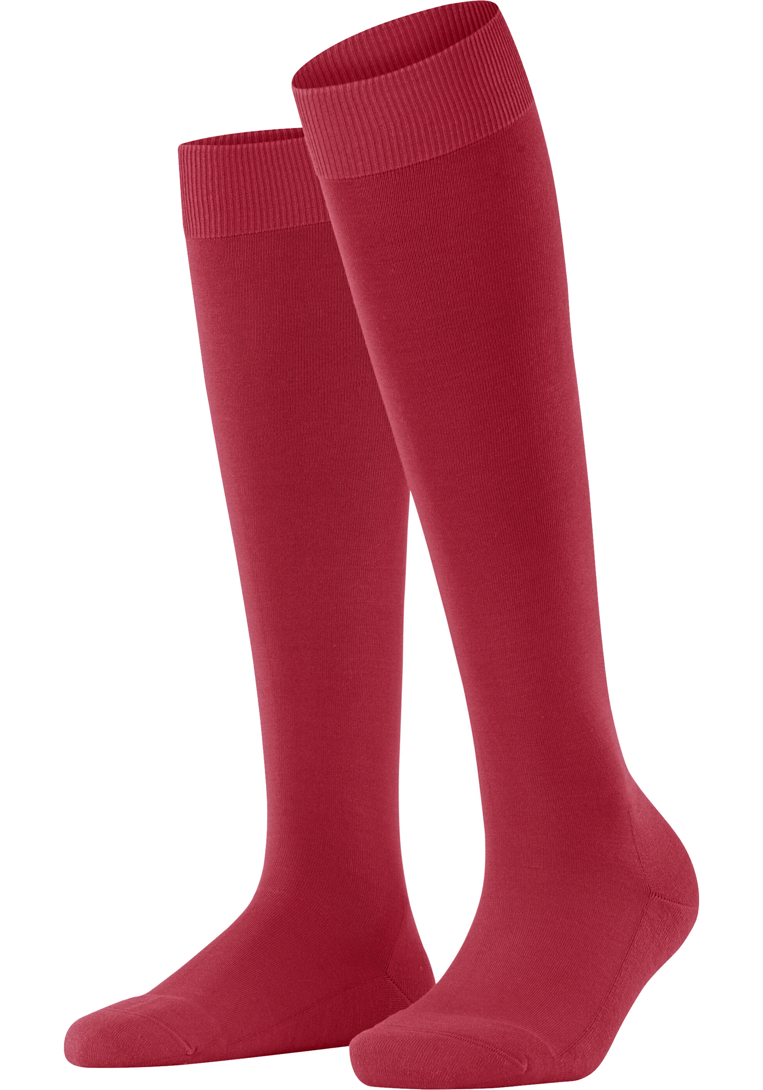 FALKE ClimaWool dames kniekousen, rood (scarlet)