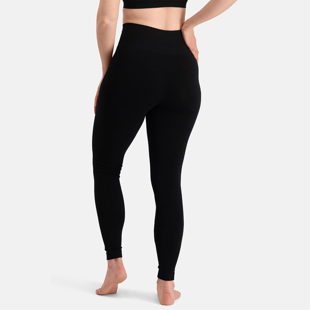 Bamboo Basics Claire legging, dames legging naadloos, zwart