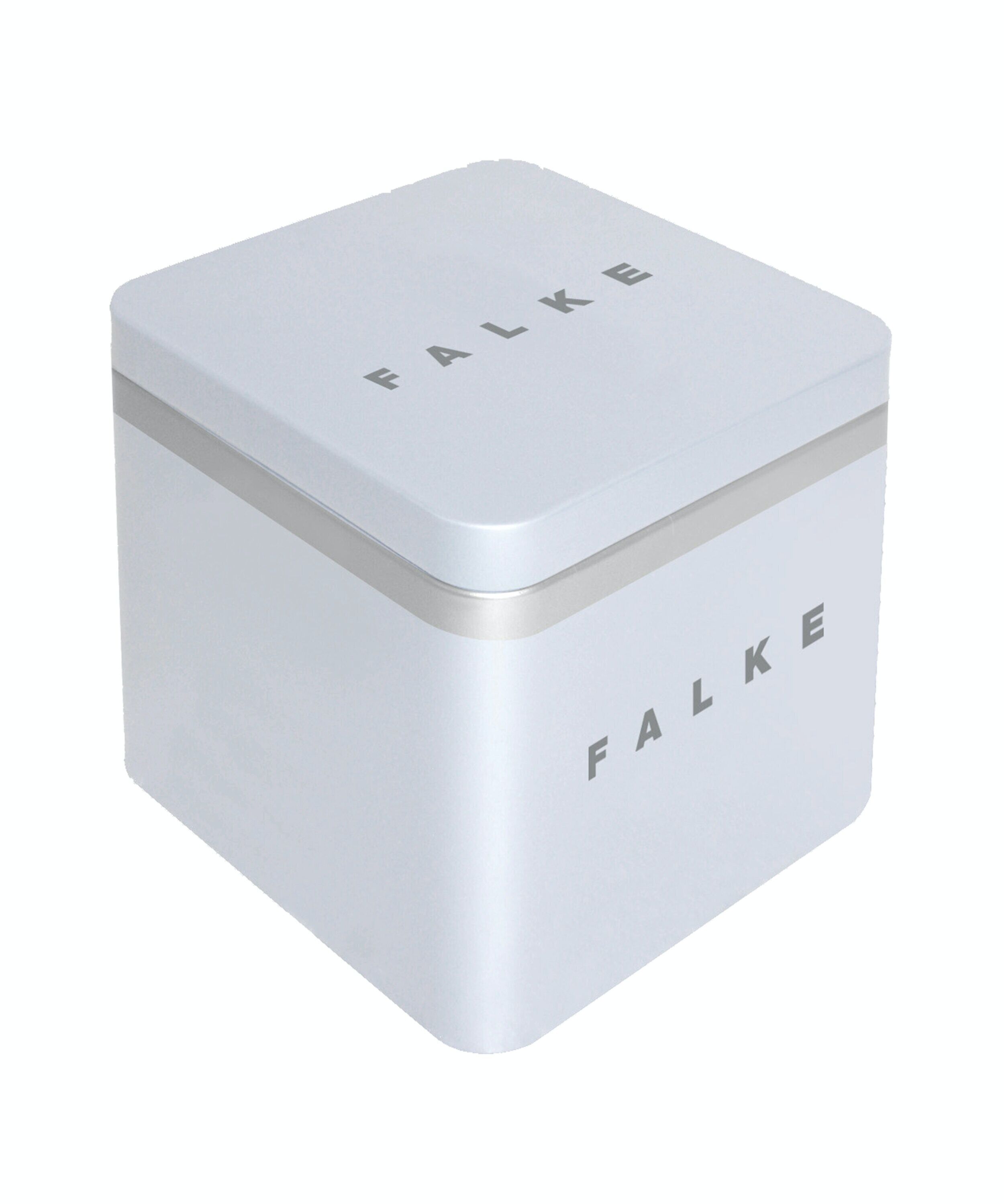 FALKE Happy Box 3-Pack dames sneakersokken, wit, blauw, zwart