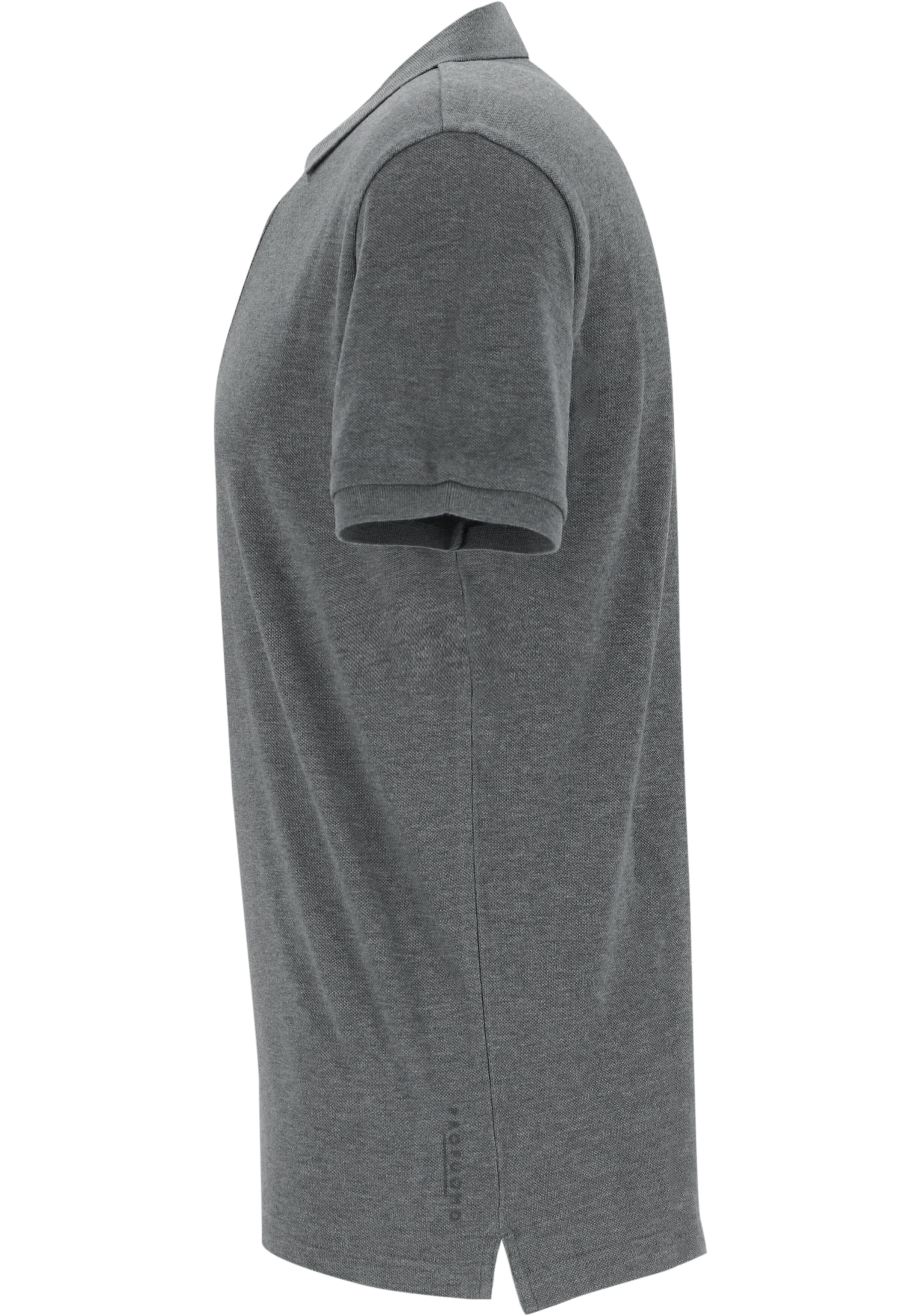 Profuomo slim fit heren polo, grijs