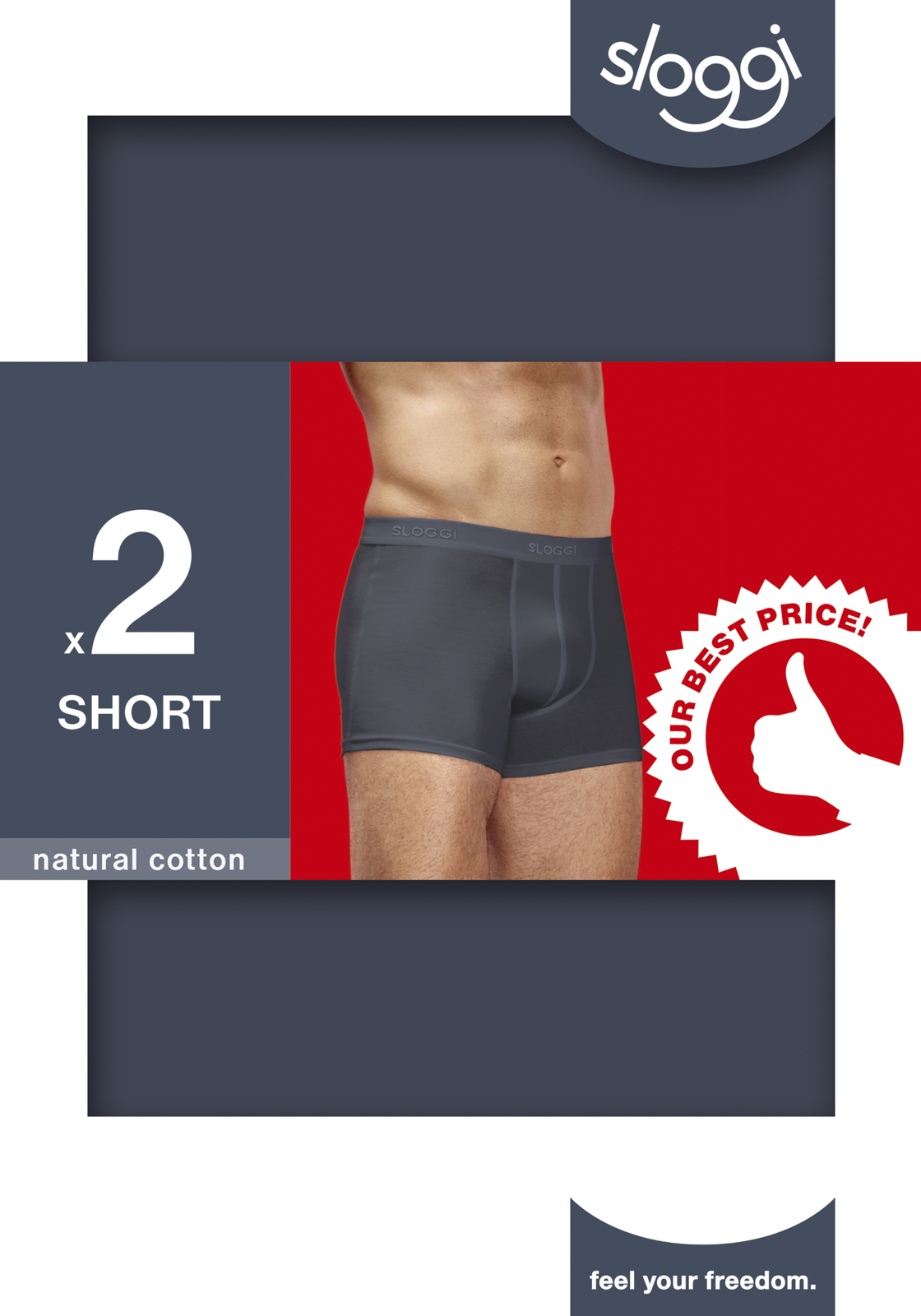 6-7613113692890-sloggi-men-24-7-short-2p_HR Sloggi Men 24/7 Short, heren boxers (2-pack), blauw