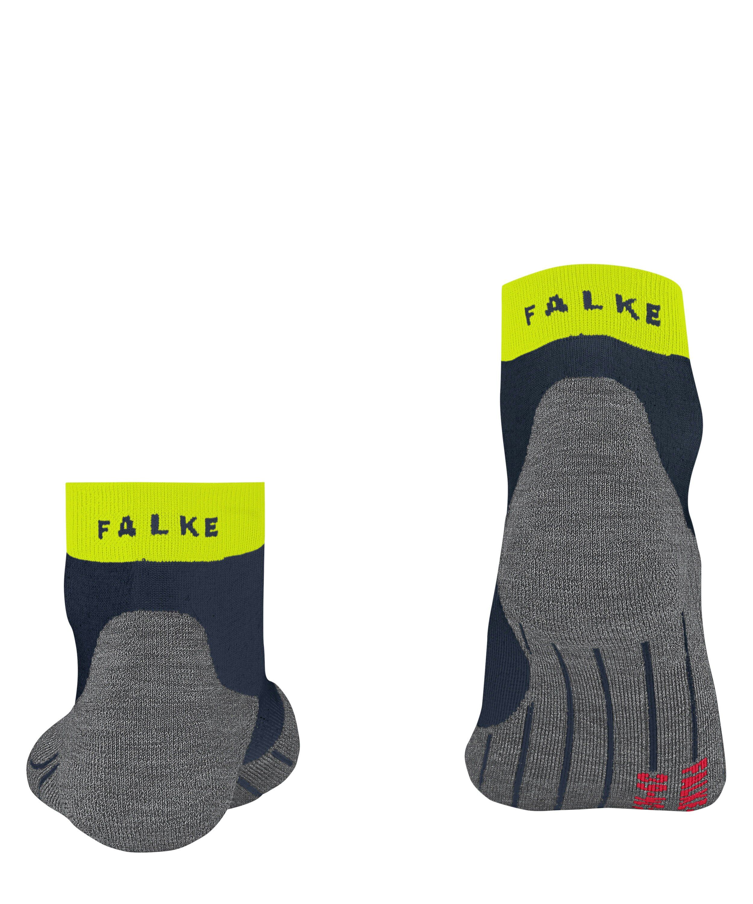 FALKE RU4 Endurance Short heren running sokken kort, blauw (space blue)