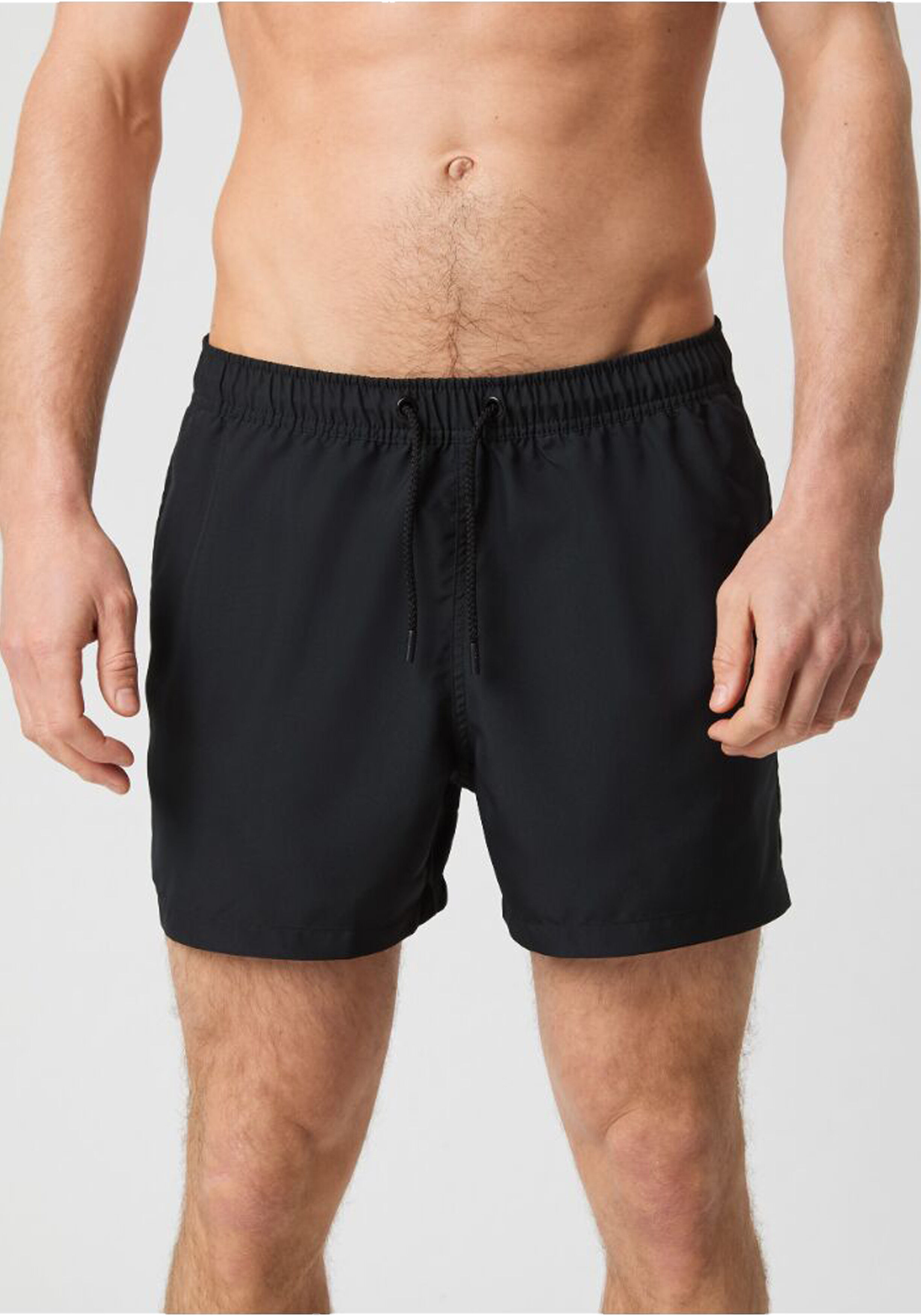 Bjorn Borg Solid Swim Shorts, heren zwembroek, zwart