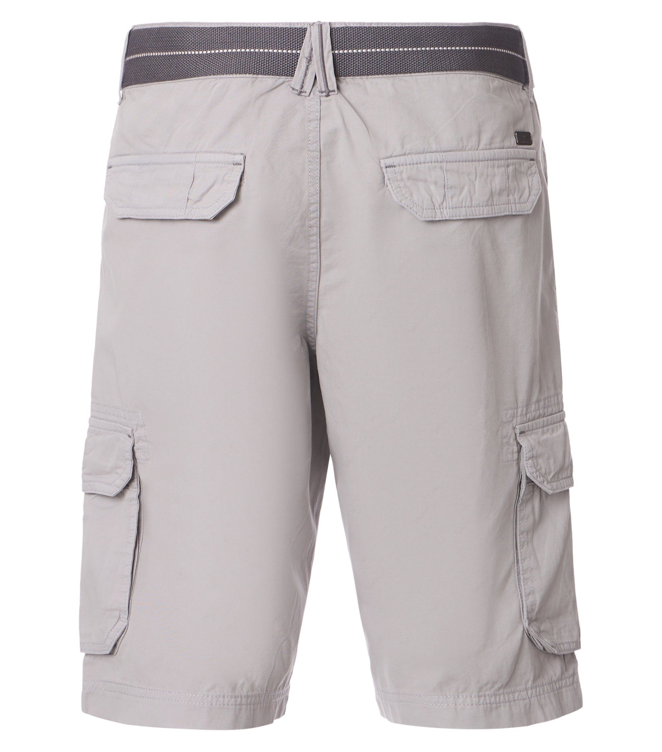 CASA MODA bermuda BEN, heren cargo korte broek, zilvergrijs