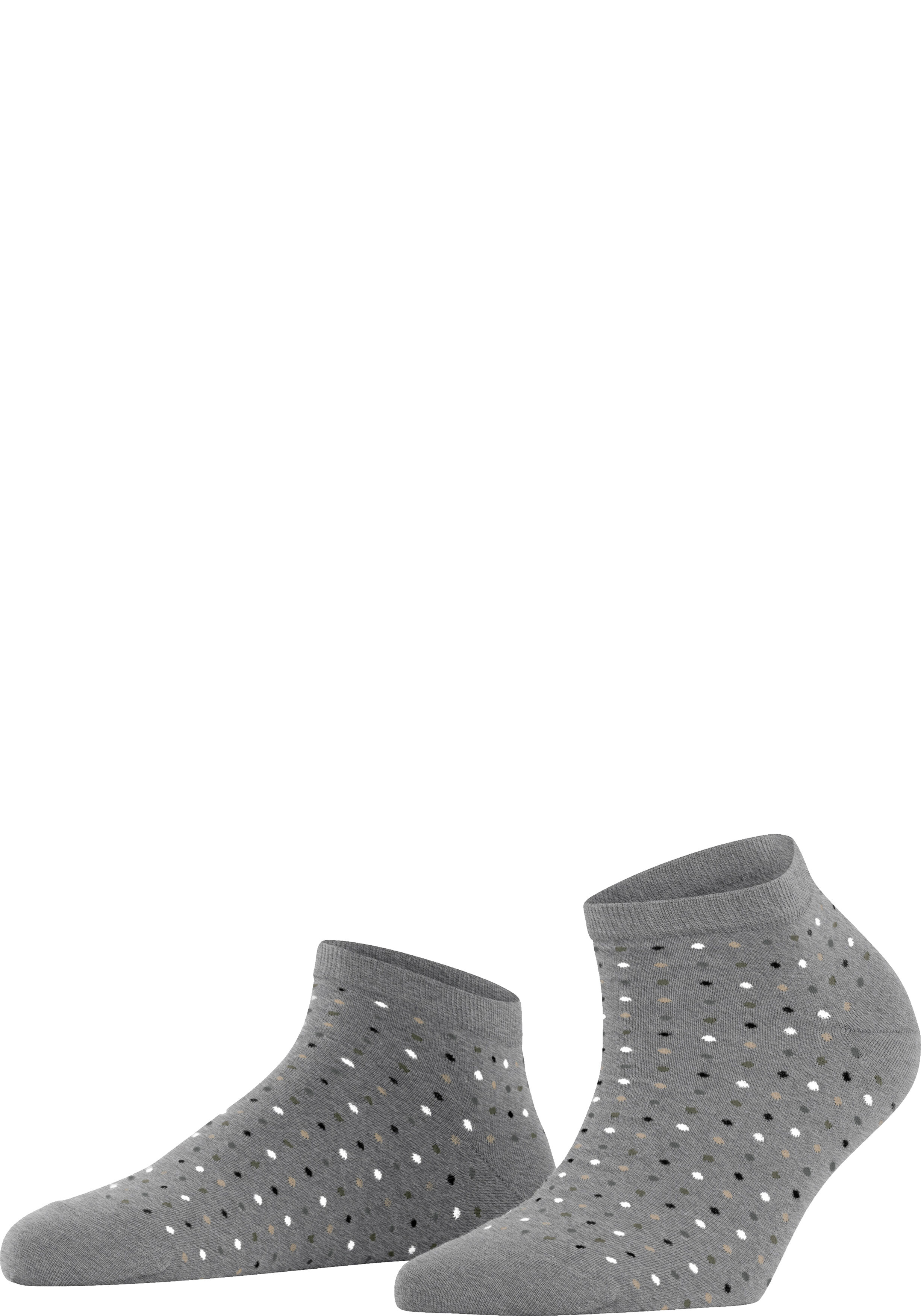 FALKE Multispot dames sneakersokken, grijs (m.grey mel)