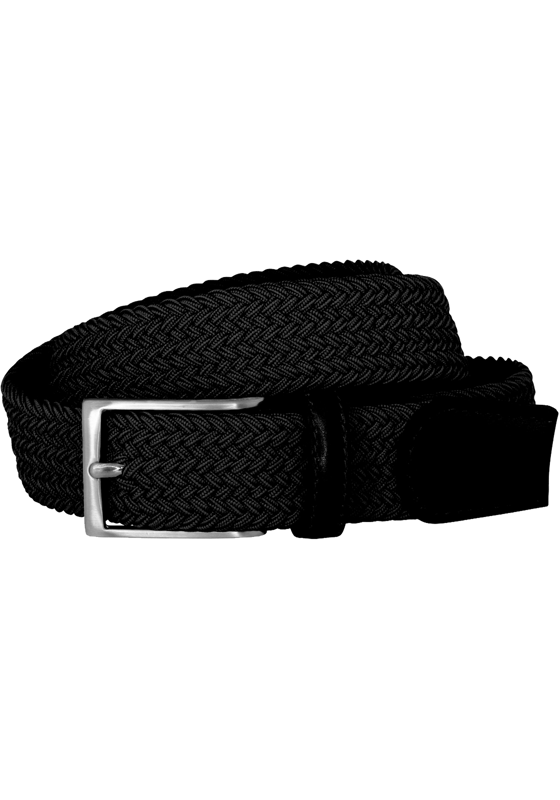 LINDENMANN elastische heren riem, zwart LINDENMANN elastische heren riem, zwart