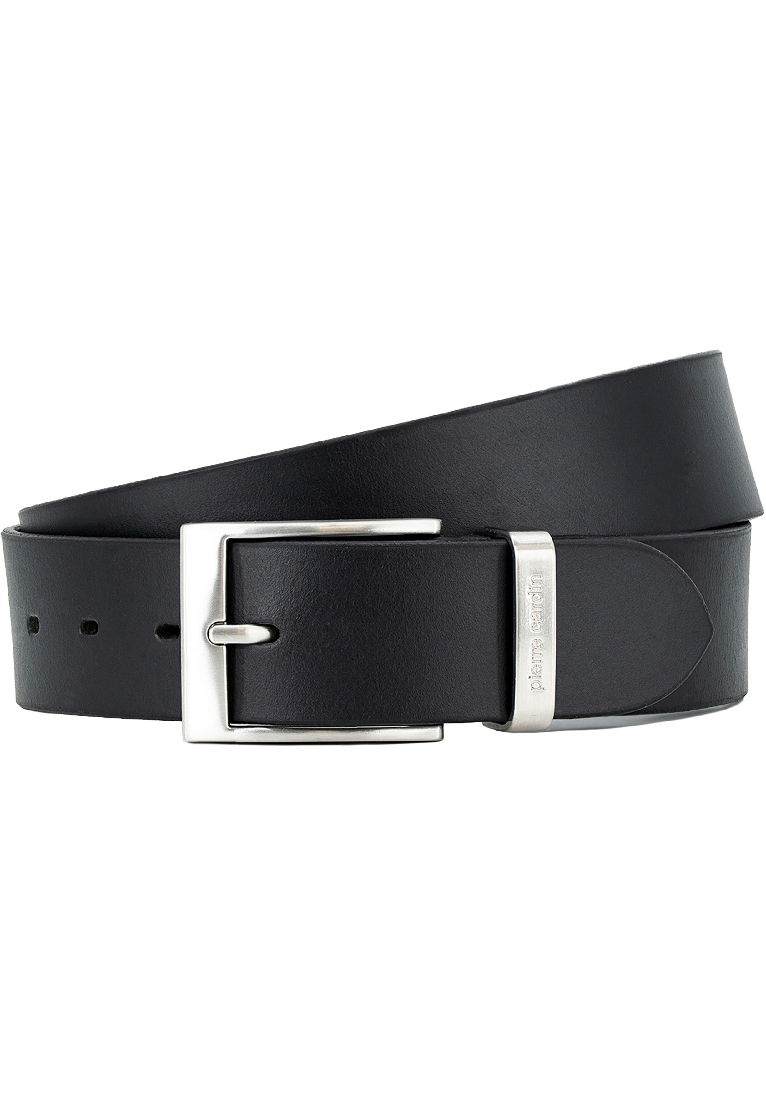 PIERRE CARDIN leren heren riem, zwart