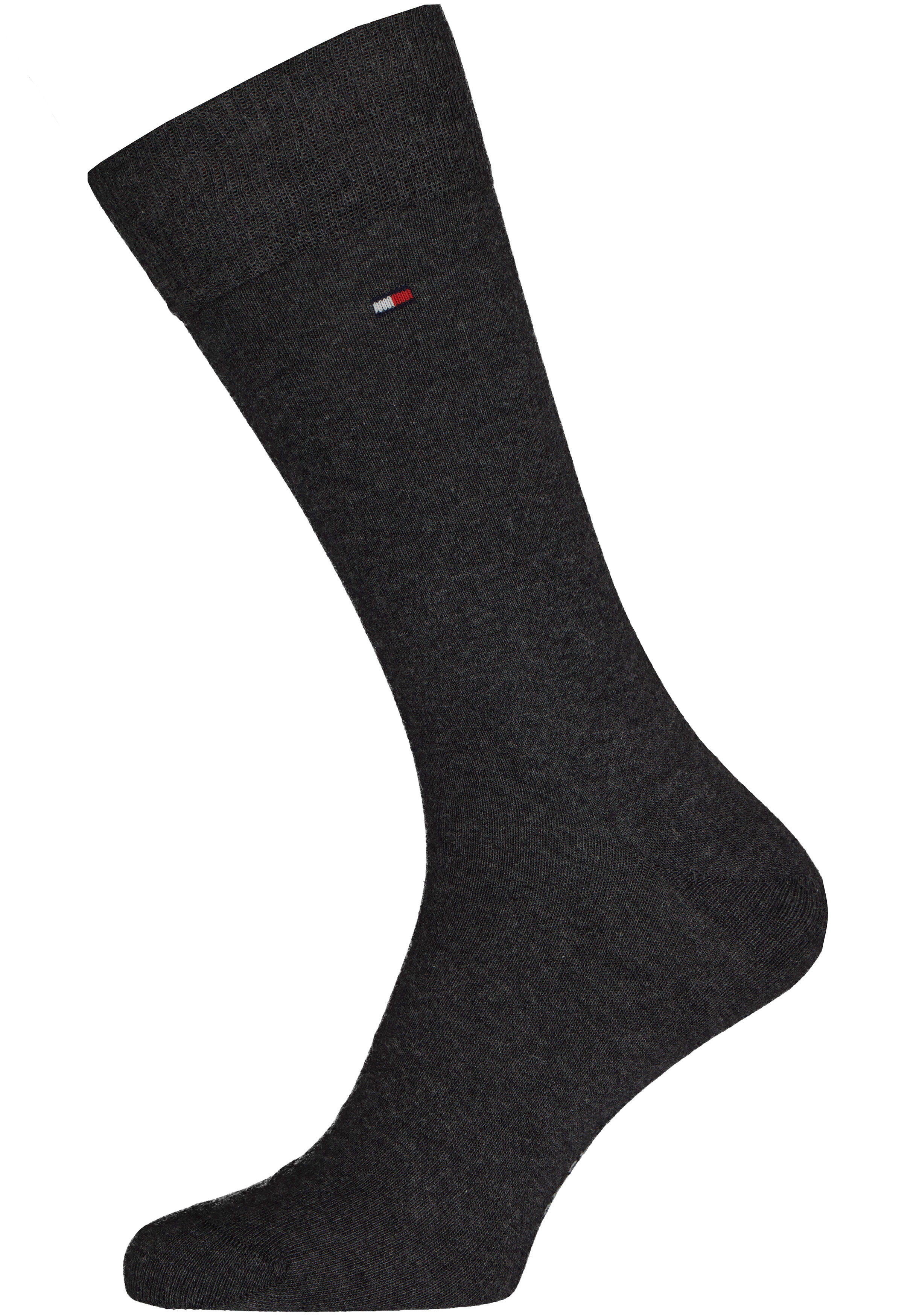 Tommy Hilfiger Small Stripe Sock (2-pack), heren sokken, antraciet grijs gestreept