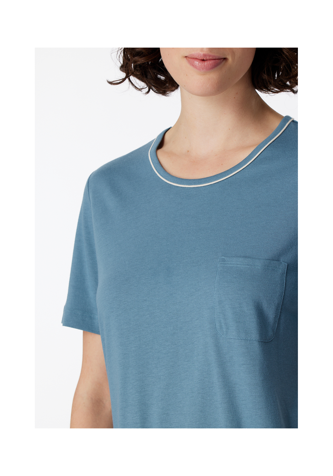 image_6_181235-808_5_1280x1280 SCHIESSER Comfort Nightwear shortamaset, dames pyjama shortama blauw-grijs