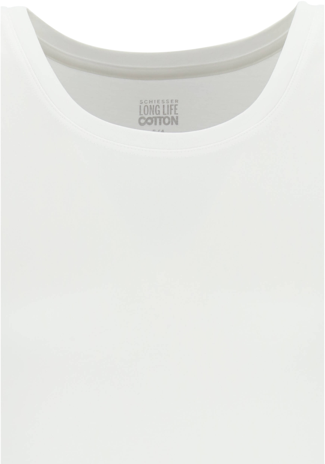 3-4007063890919-Schiesser-SCHIESSER_145138100_SI_wit_detail_HR SCHIESSER Long Life Cotton singlet (1-pack), wit
