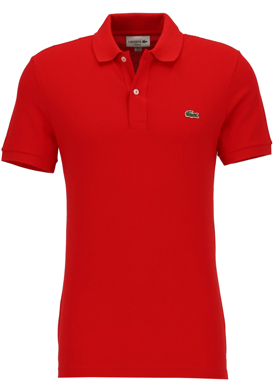 Lacoste Slim Fit polo, rood Lacoste Slim Fit polo, rood