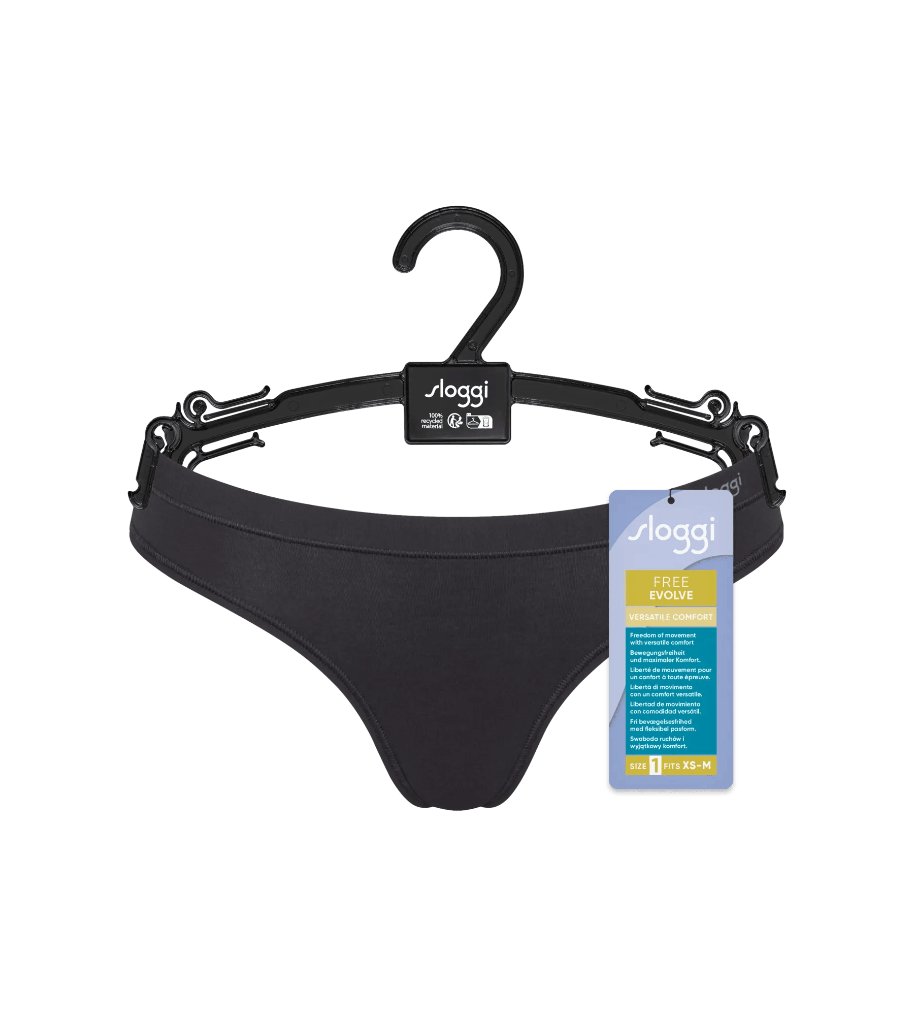Sloggi Women FREE Evolve Mini (1-pack), dames slip, zwart