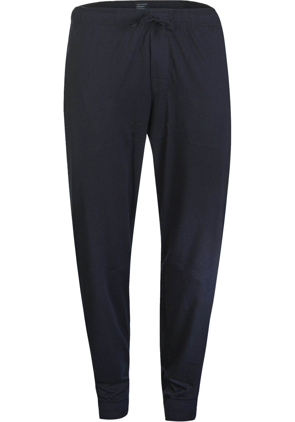 Schiesser_163840_-_803_HR SCHIESSER Mix+Relax lounge broek, lange pijpen zonder boord, dun, blauw