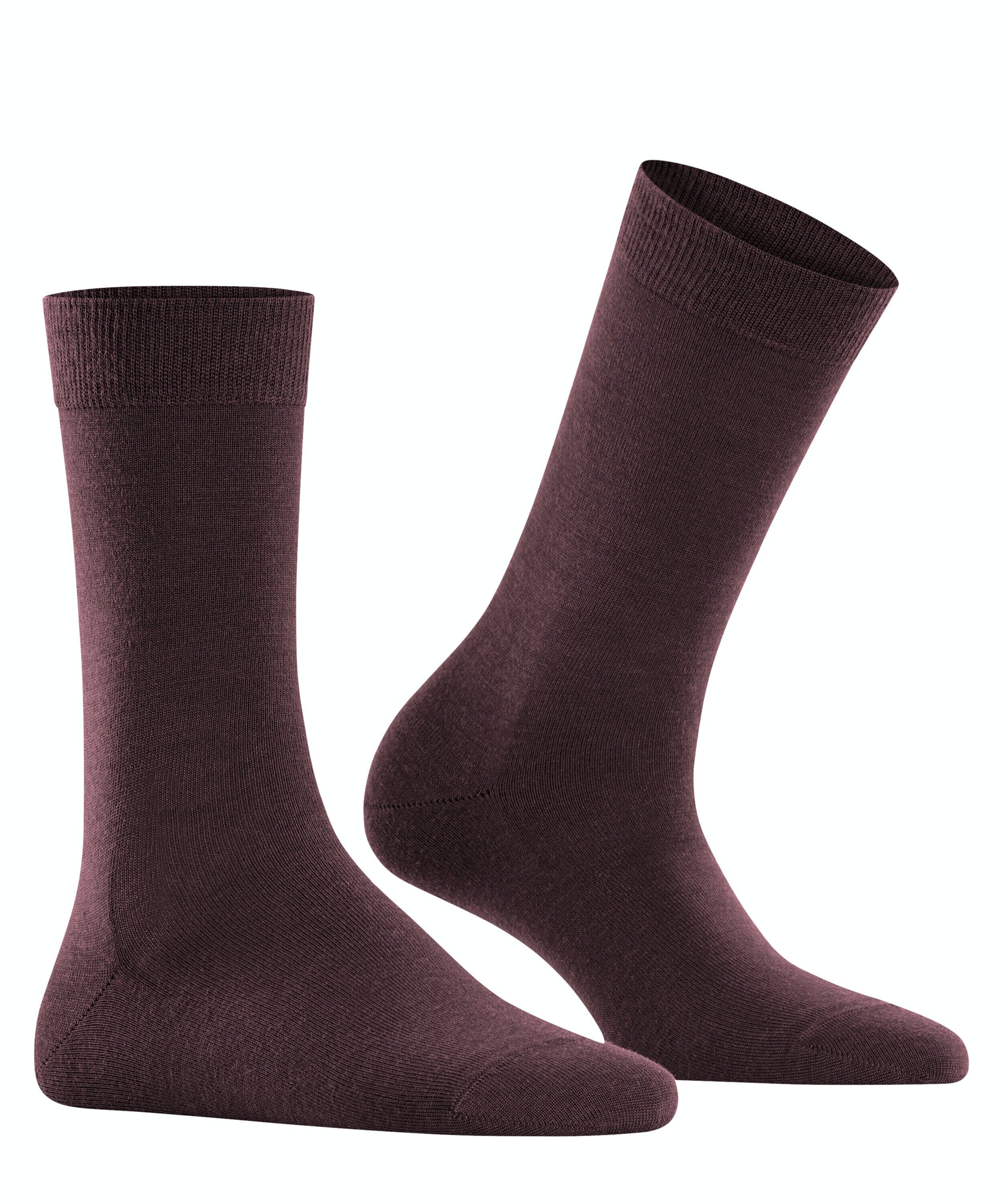 FALKE Softmerino damessokken, donkerrood (barolo)