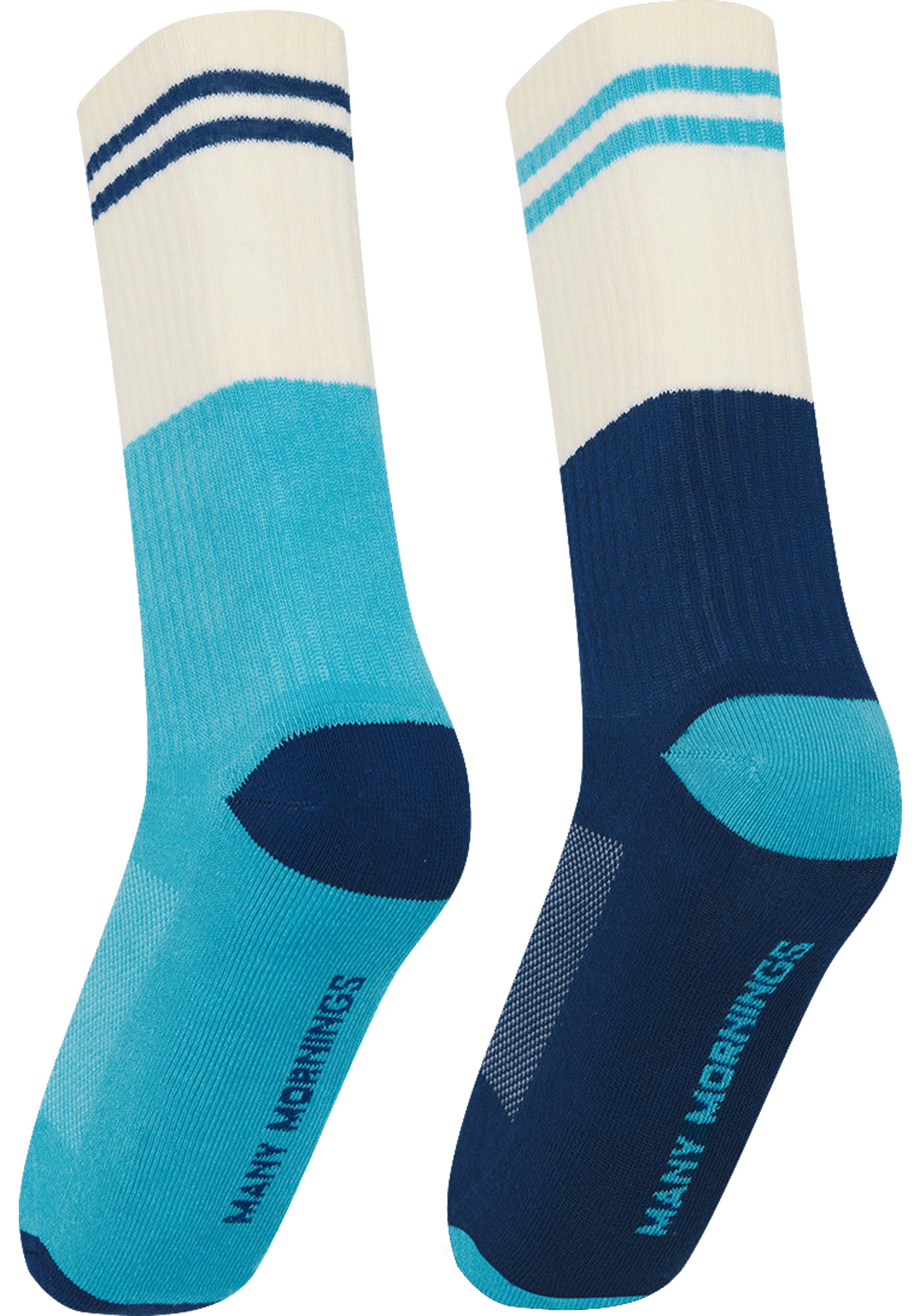 Many Mornings unisex sportsokken, Blue Blues