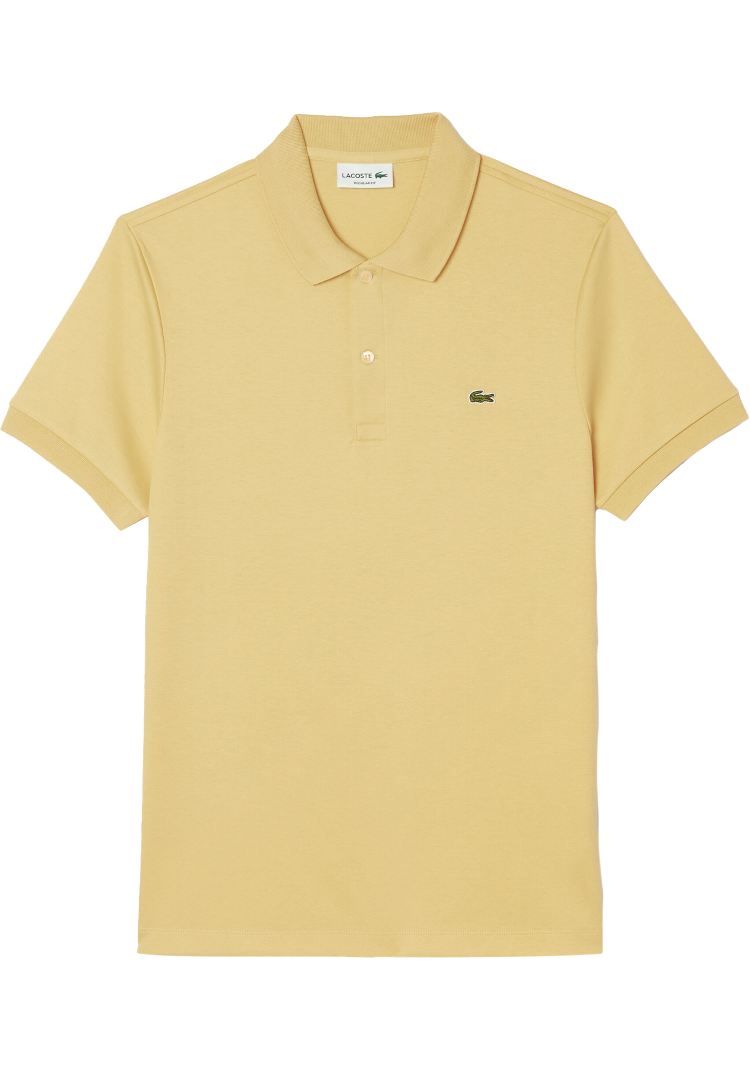 Lacoste Ultra Soft Polo Regular Fit, geel melange