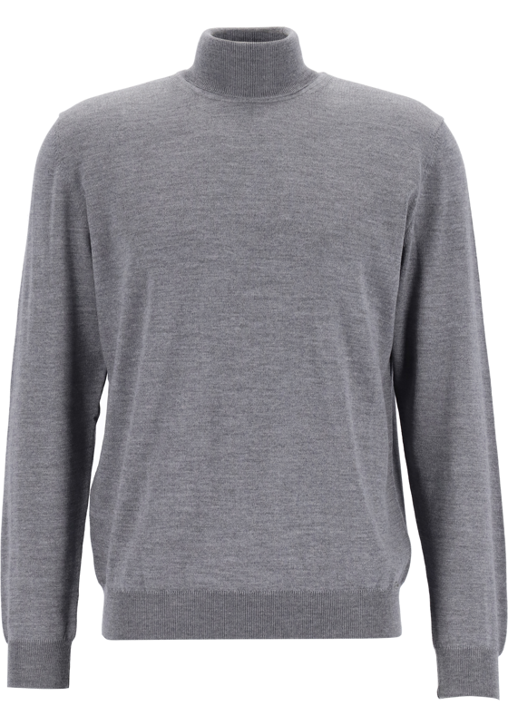 OLYMP modern fit coltrui wol, zilvergrijs OLYMP modern fit coltrui wol, zilvergrijs