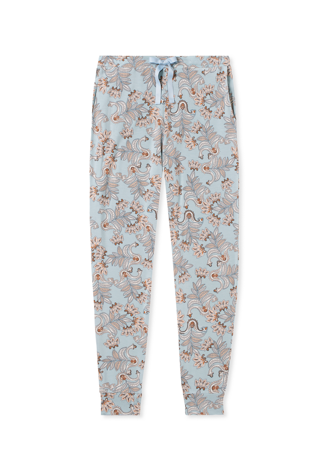 image_2_175481-420_2_1280x1280 SCHIESSER Mix+Relax loungebroek lang, dames loungebroek lang modal manchet bluebird gedessineerd