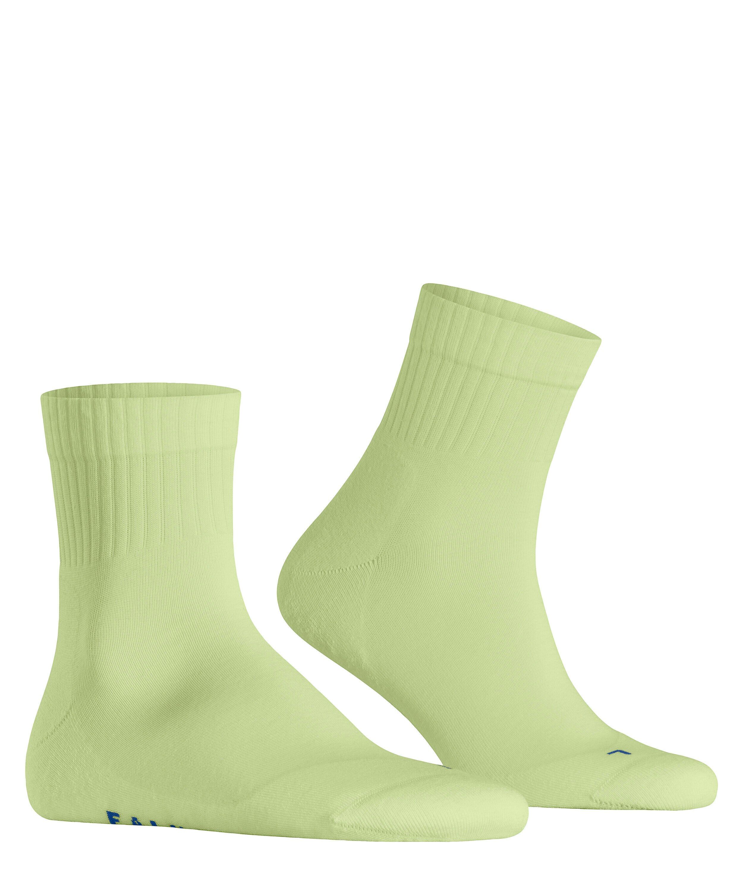 FALKE Run Rib unisex sokken kort, limegroen (lemon)