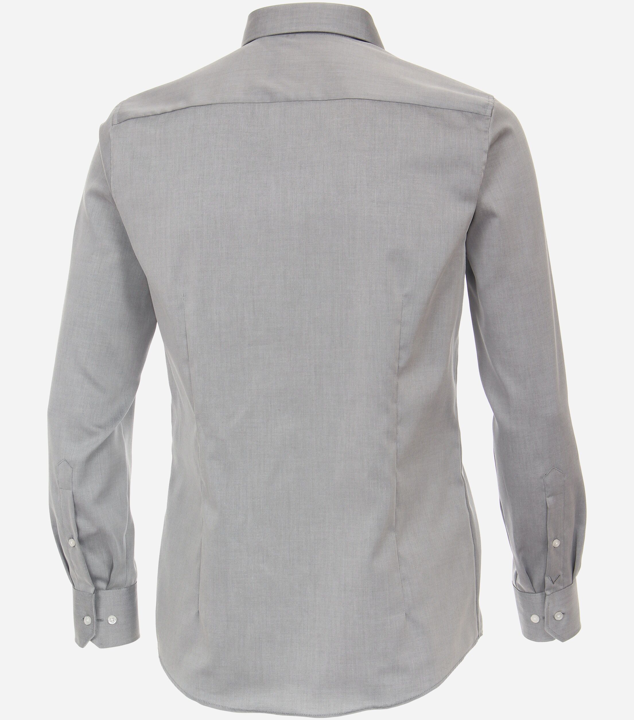 VENTI modern fit overhemd, twill, grijs