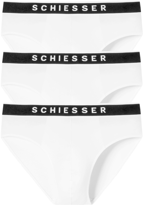 SCHIESSER 95/5 rio slips (3-pack), wit SCHIESSER 95/5 rio slips (3-pack), wit