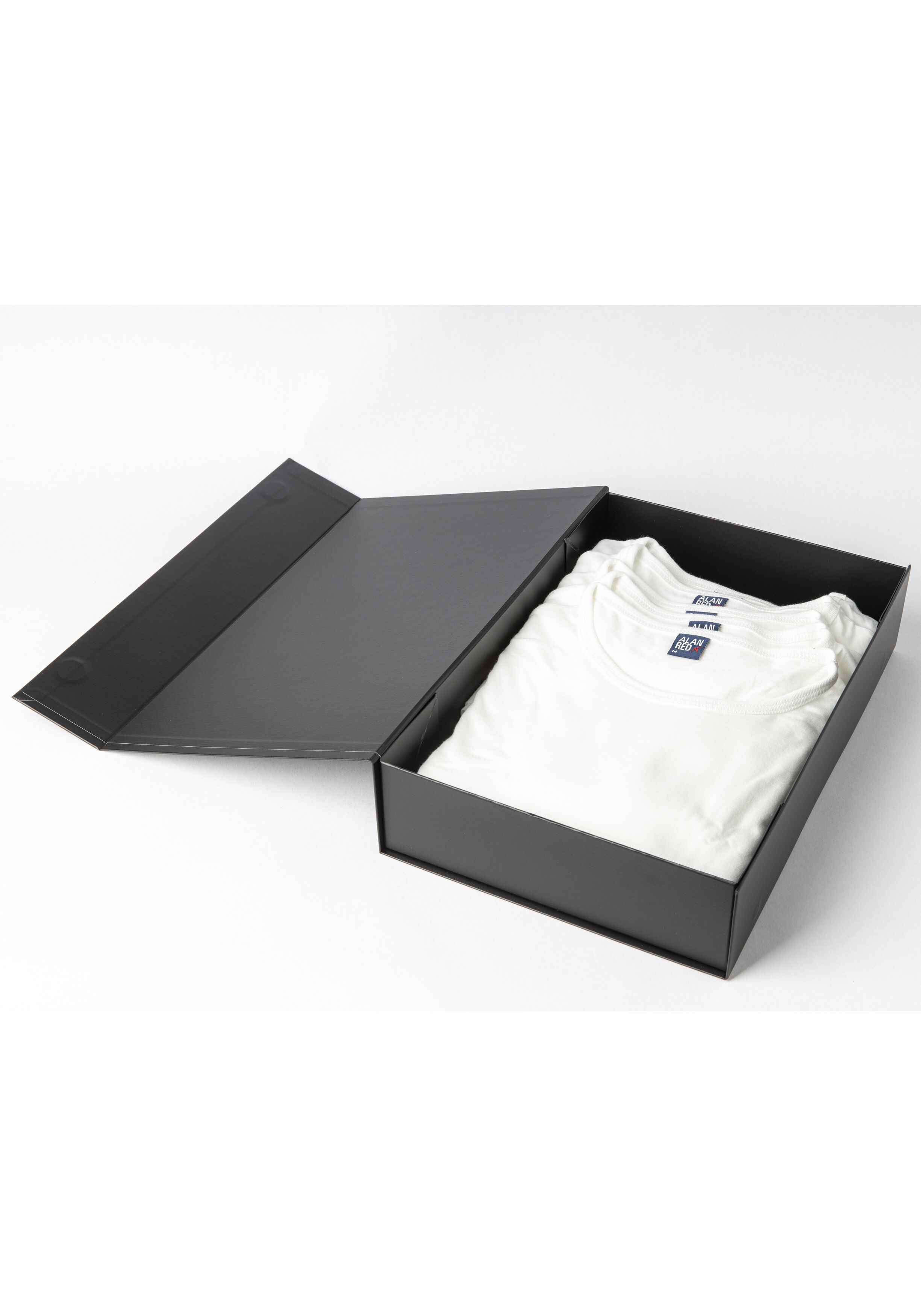 ALAN RED T-shirts DERBY Gift Box (5-pack), O-hals, wit