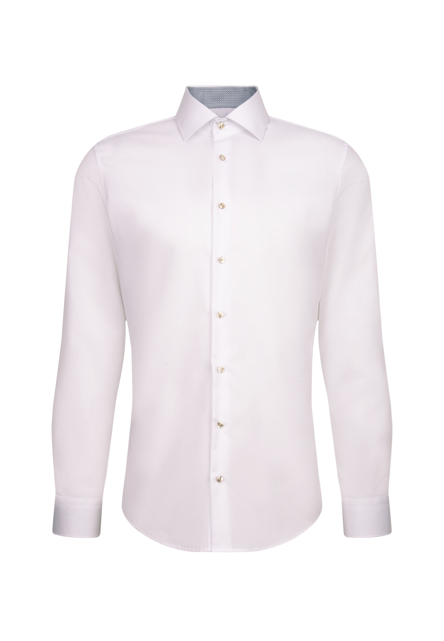 Seidensticker slim fit overhemd, popeline, wit