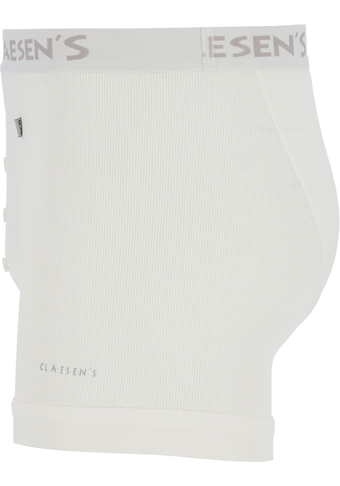 3-8717753366384-Claesens-CLSNS_BX_wit_2P_CL2033_4fotos_HR Claesen's Basics boxers (2-pack), retro rib heren boxers met gulp, wit
