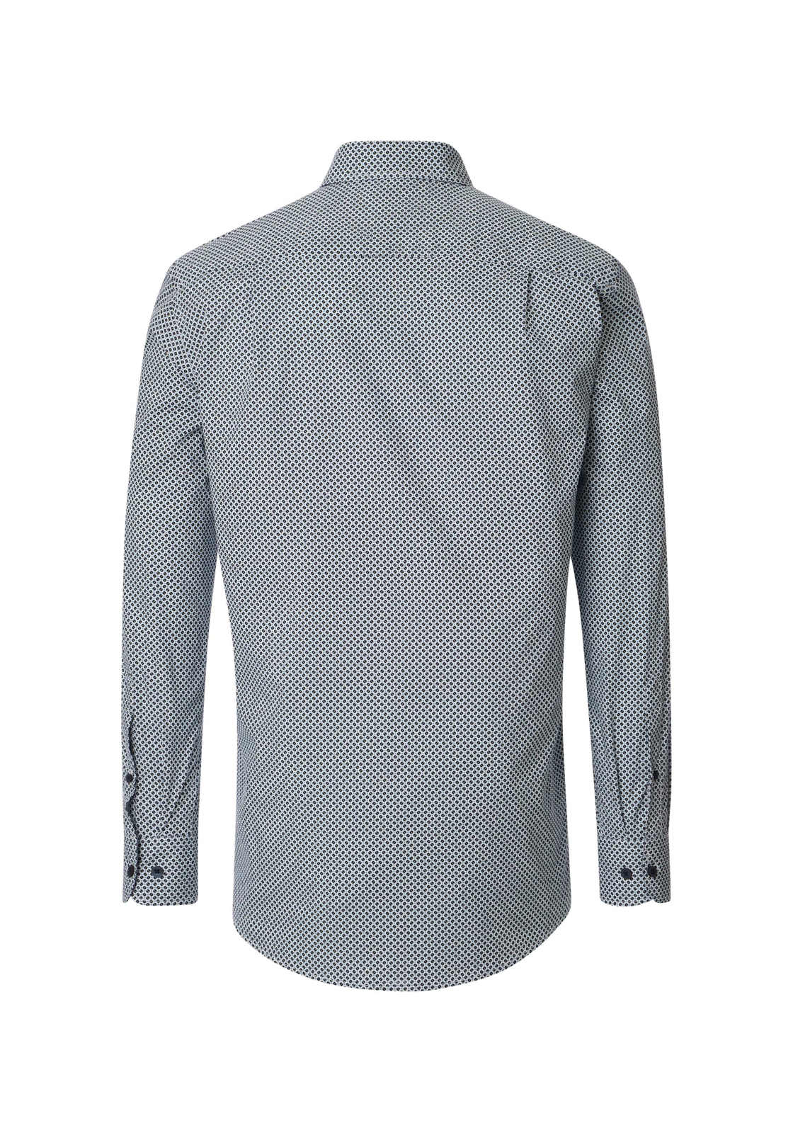 CASA MODA Sport comfort fit overhemd, popeline, blauw dessin CASA MODA Sport comfort fit overhemd, popeline, blauw dessin