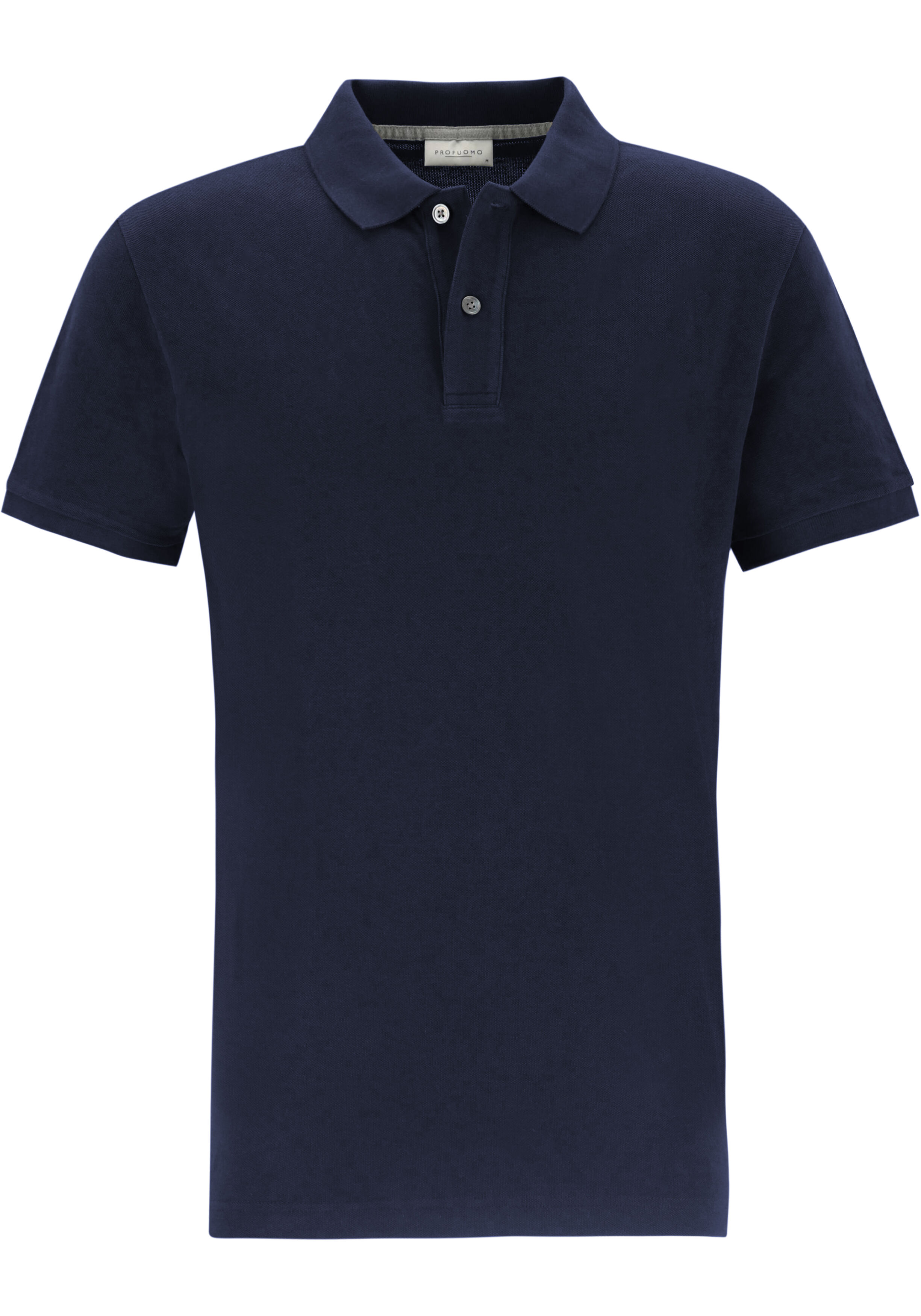Profuomo slim fit heren polo, navy blauw