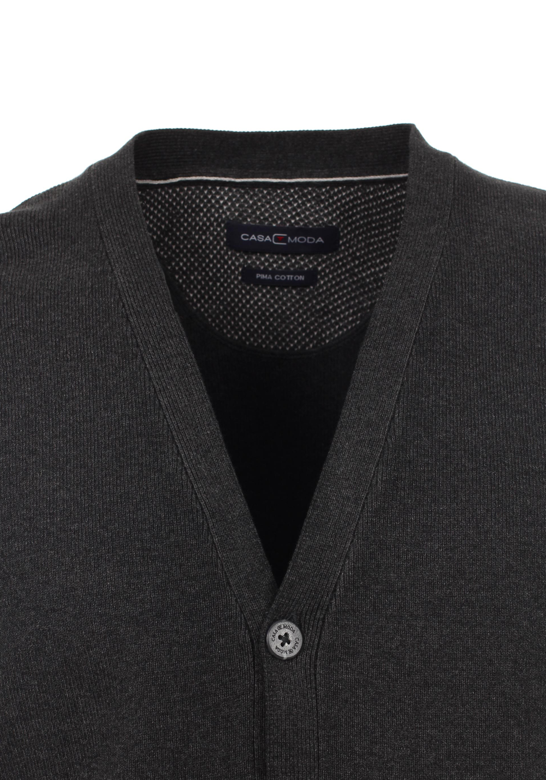 3-4060031204415-casa-moda-mouwloos-vest_HR CASA MODA mouwloos heren vest katoen, antraciet
