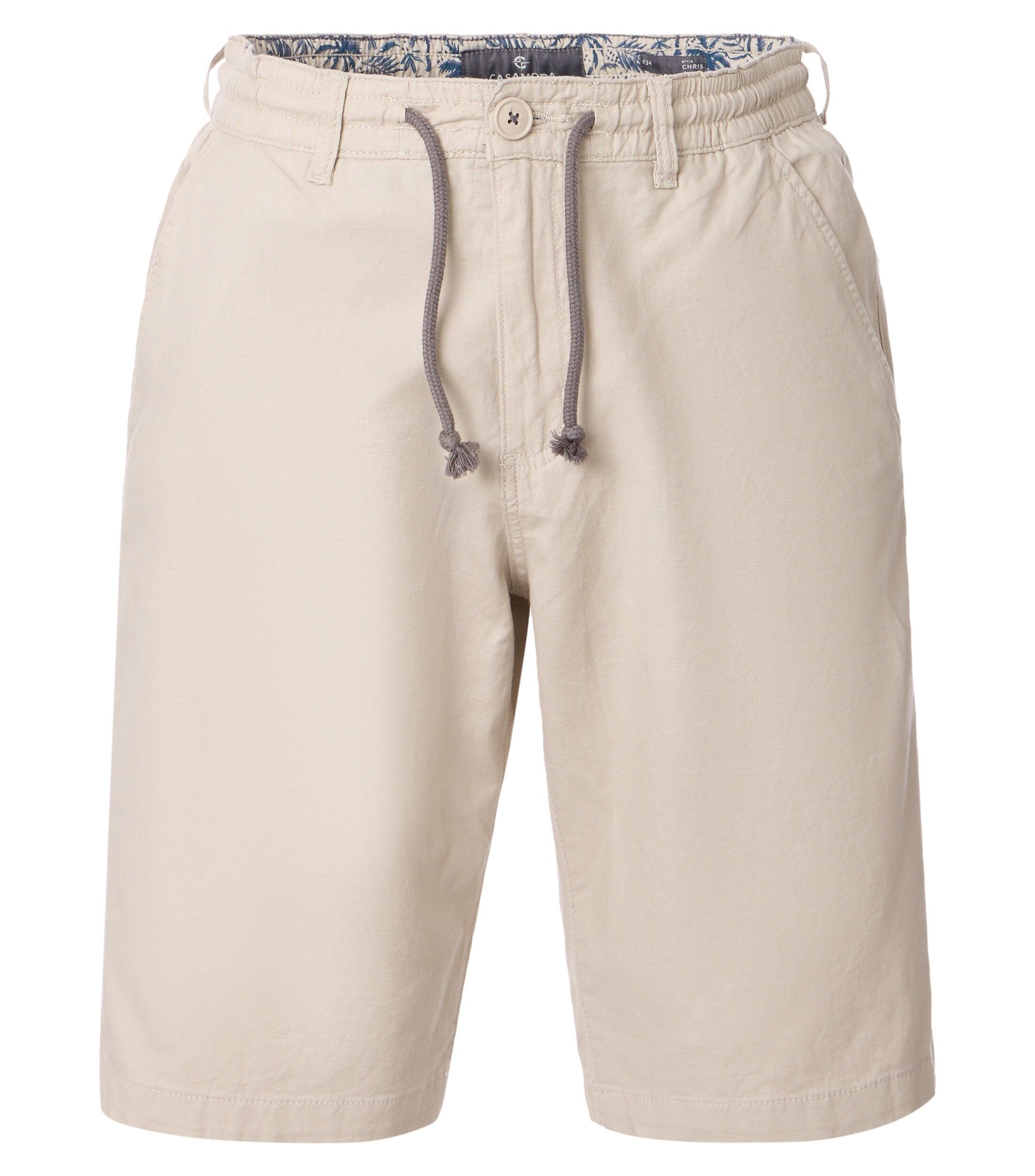 CASA MODA chino shorts CHRIS, heren chino korte broek, beige