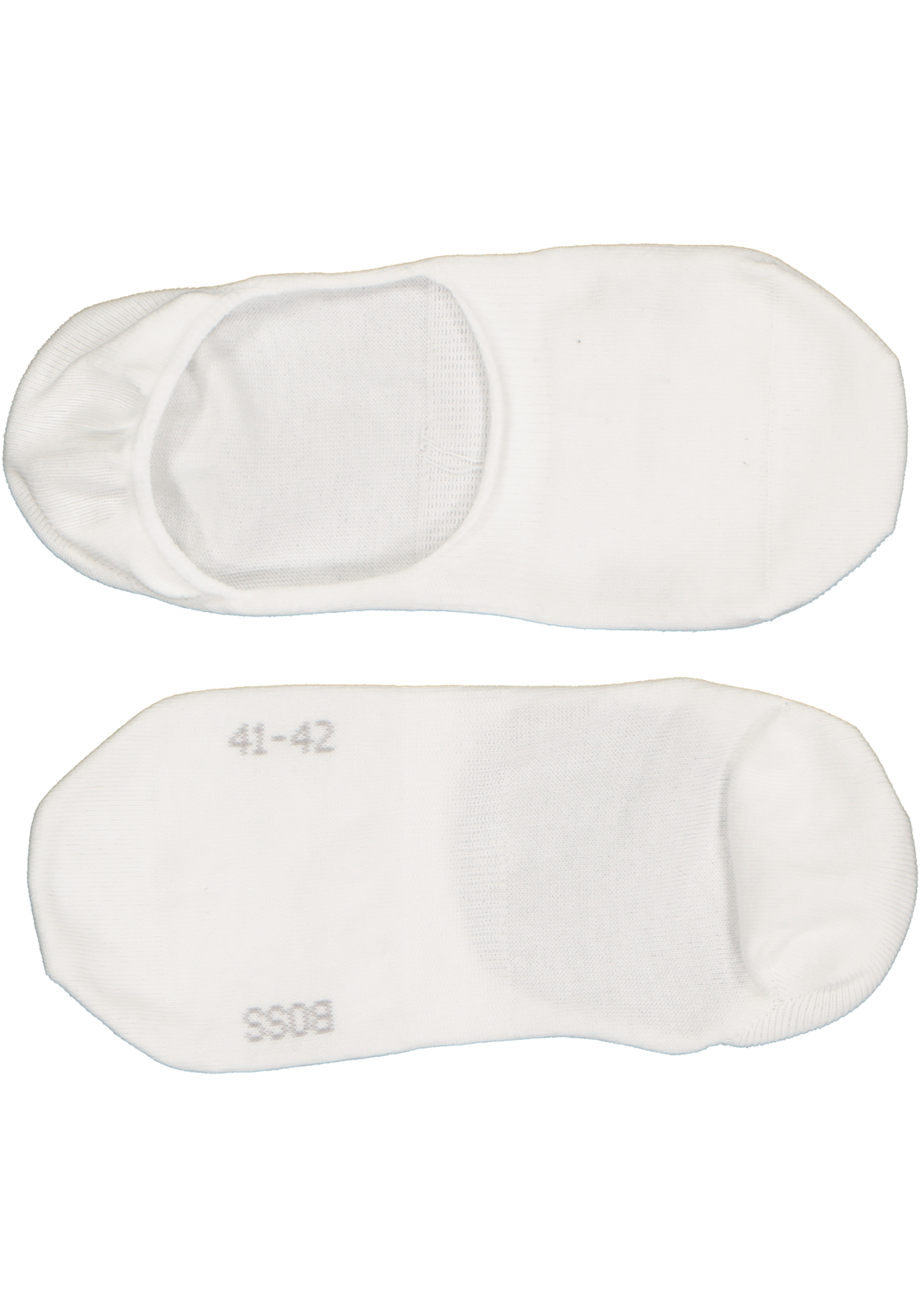 2-4043861410027_hugo_boss_sok_2p_HR BOSS Shoeliner Stay On (2-pack), herensokken katoen onzichtbaar, wit