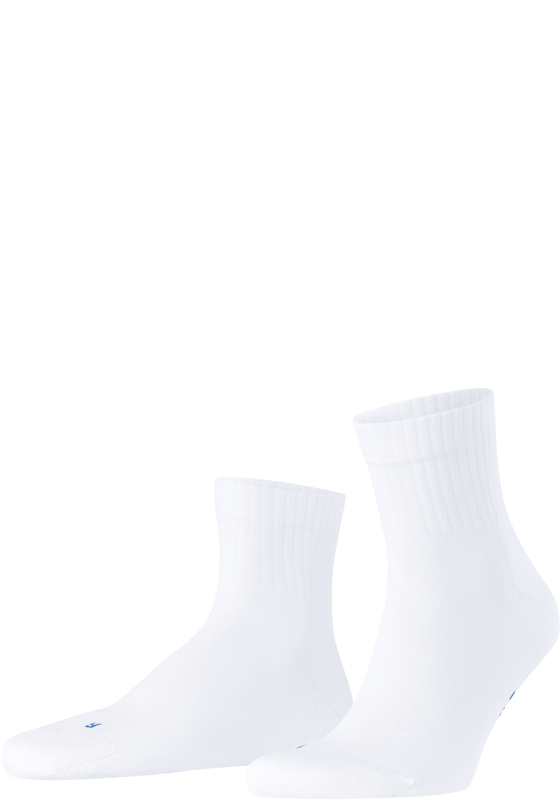 FALKE Run Rib unisex sokken kort, wit (white) FALKE Run Rib unisex sokken kort, wit (white)