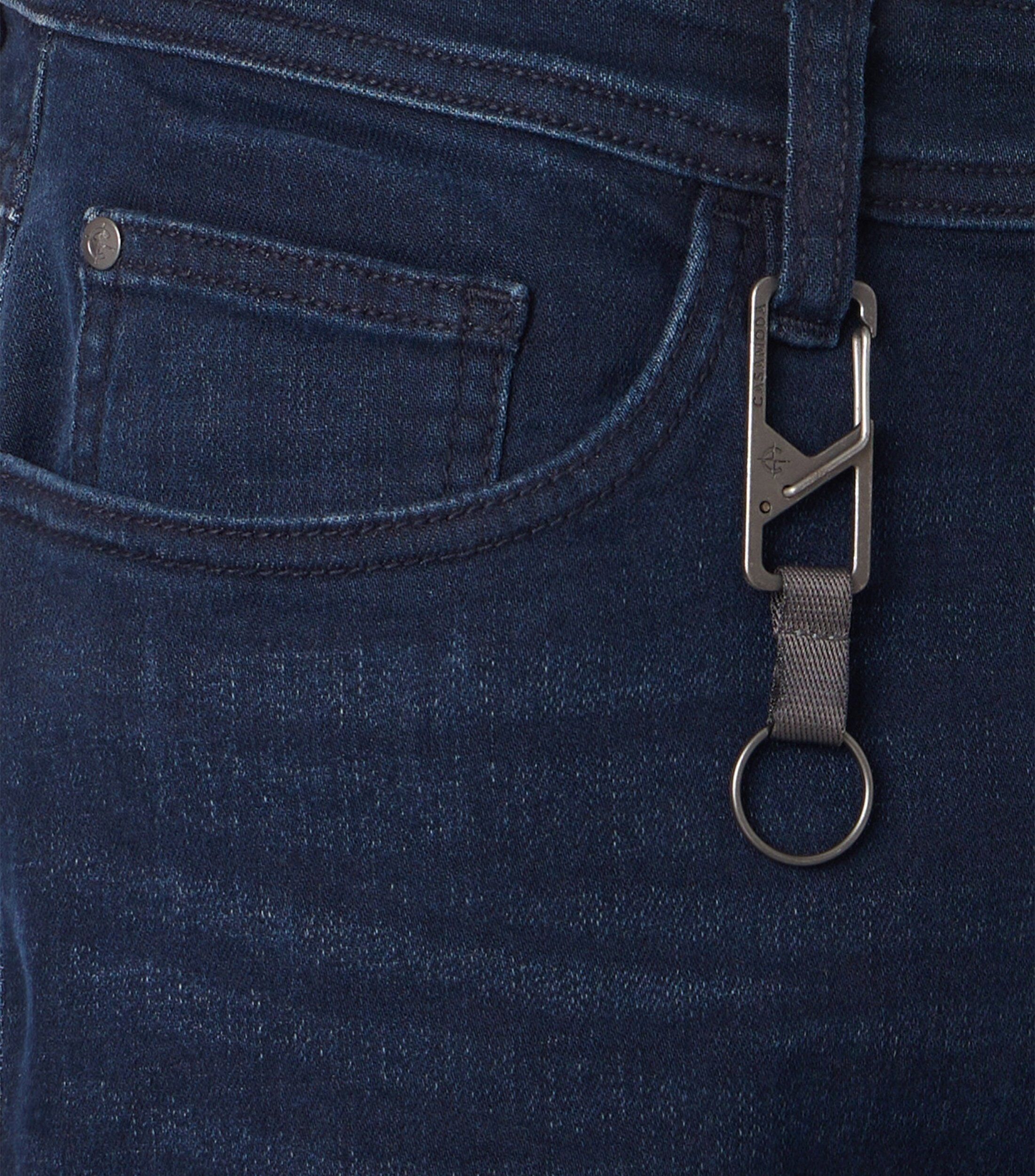CASA MODA jeans shorts STEVE, heren 5-pocket korte spijkerbroek, blauw