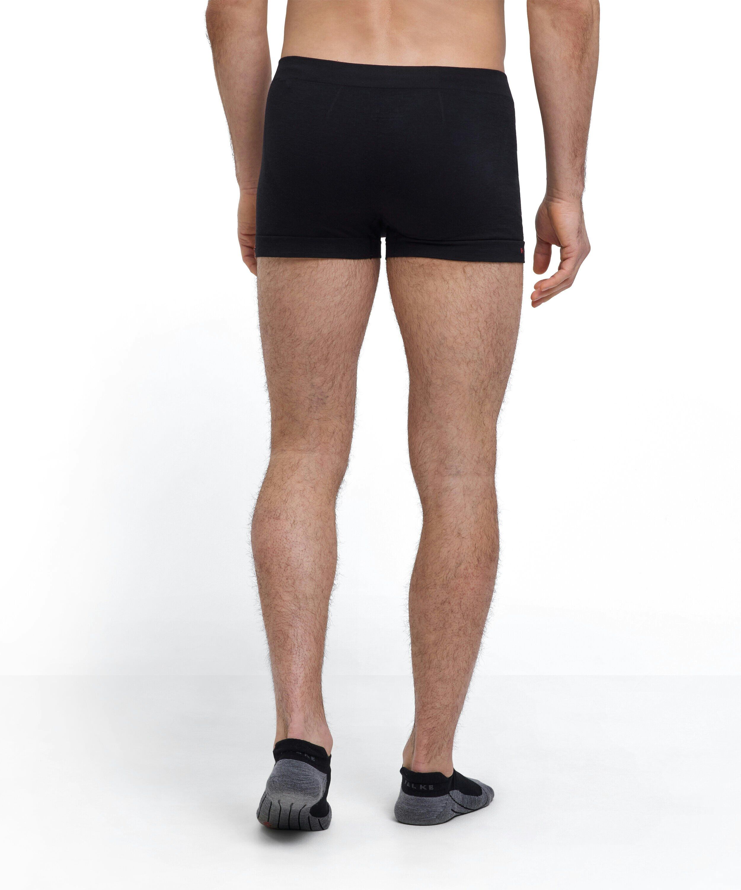 FALKE heren boxer Wool-Tech Light, thermobroek, zwart (black)