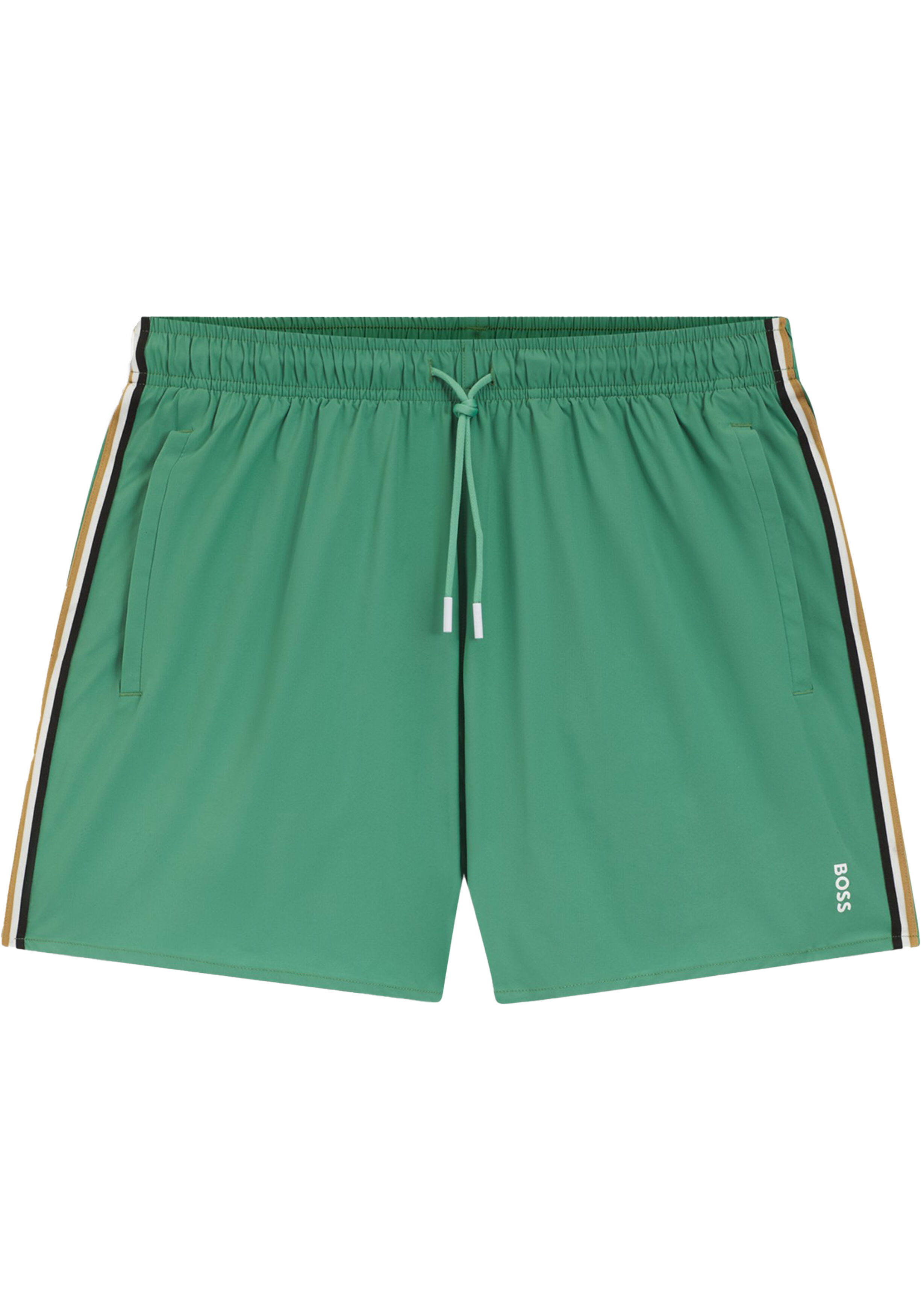 HUGO BOSS Iconic swim shorts, heren zwembroek, groen