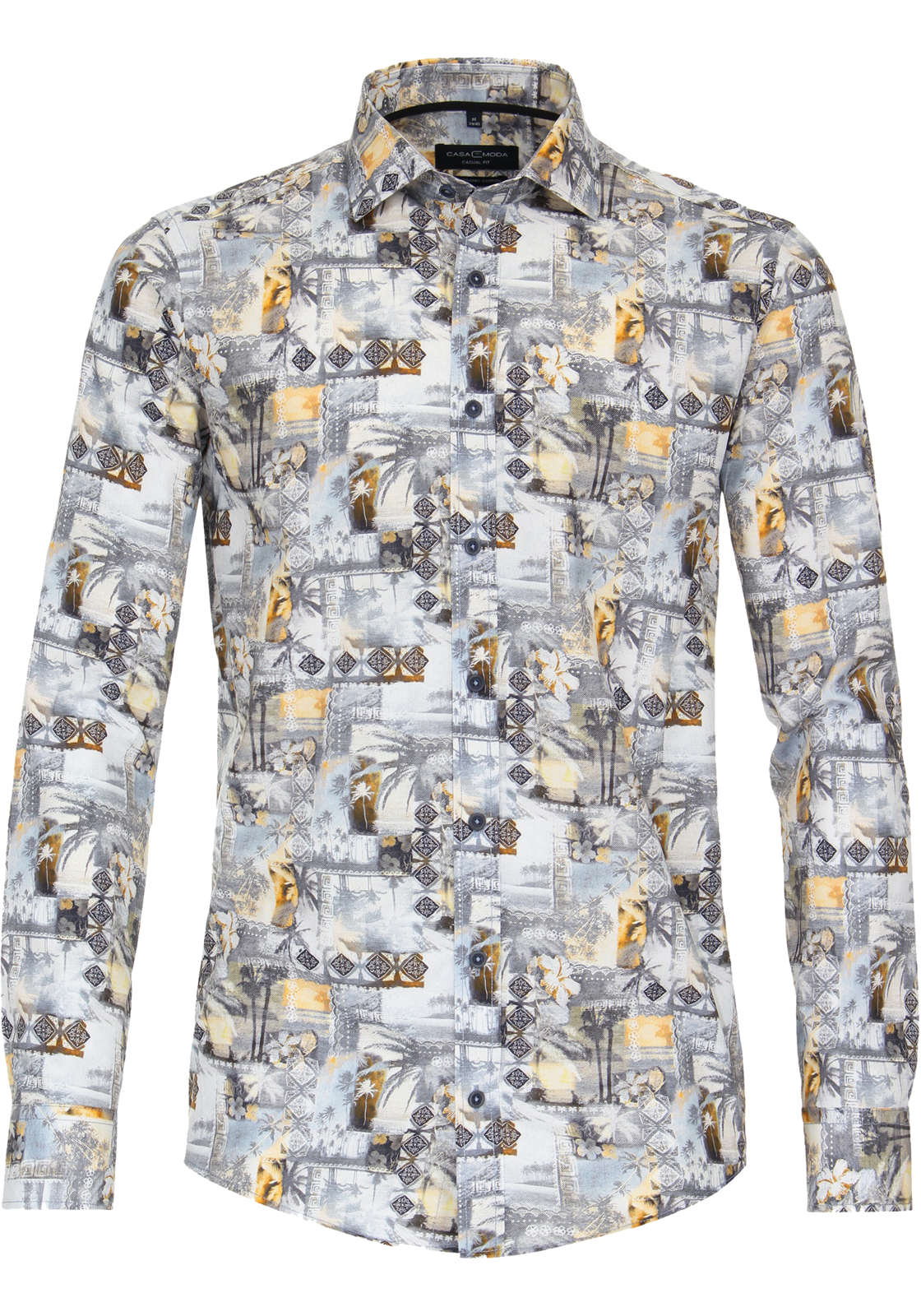 1-4064813803261-casa_moda-overhemd_HR CASA MODA Sport casual fit overhemd, popeline, blauw dessin