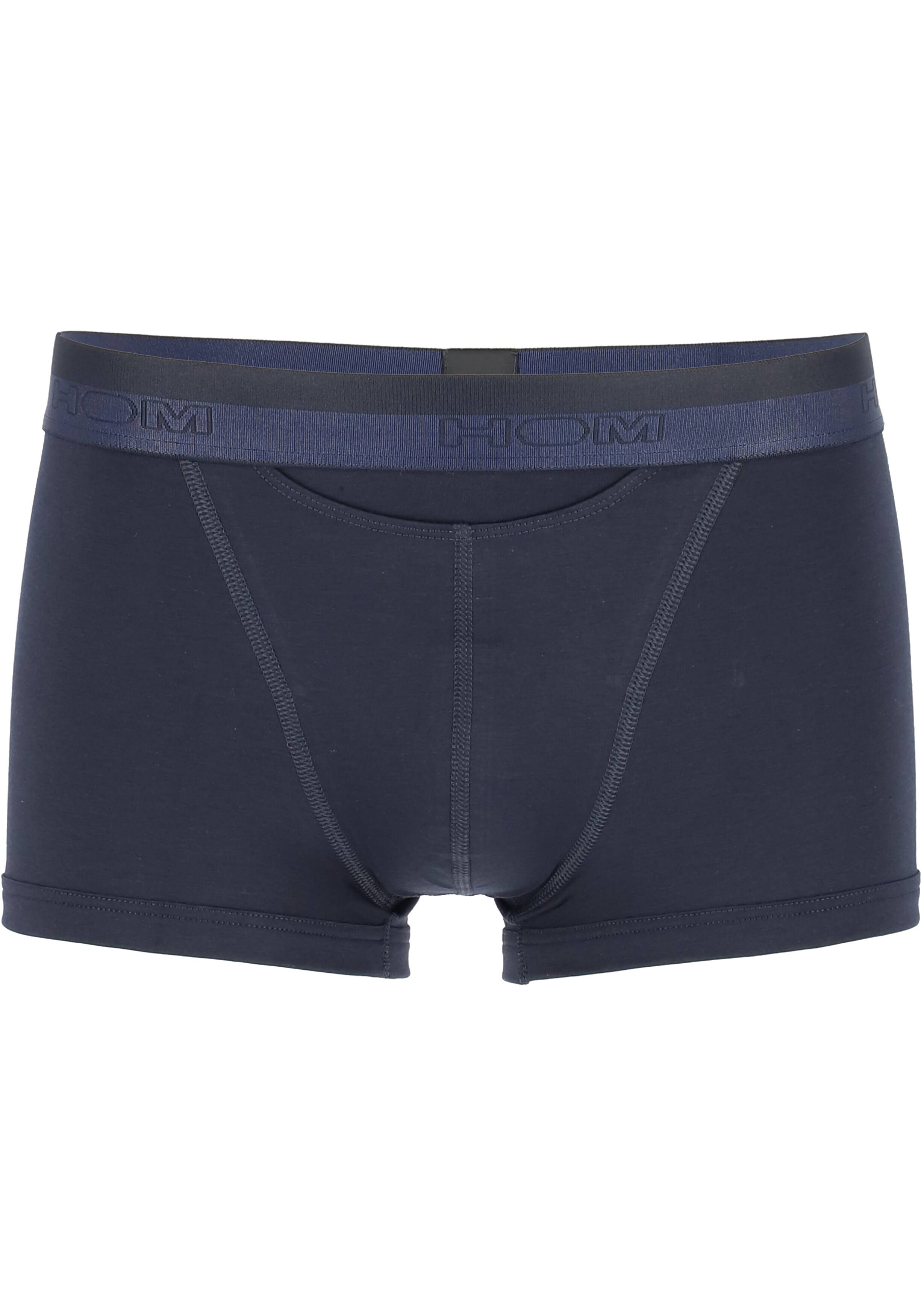 HOM HO1 boxer briefs (1-pack), heren boxer kort met horizontale gulp, navy blauw