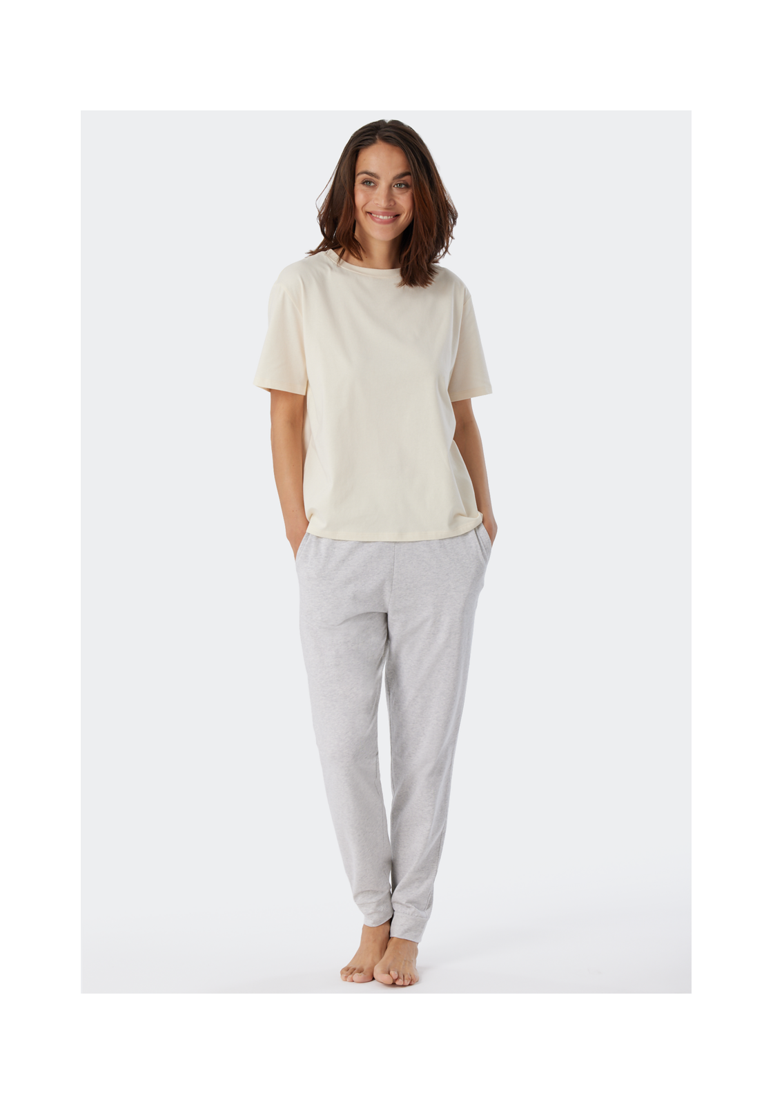 image_8_179267-408_4_1280x1280 SCHIESSER Mix+Relax T-shirt, dames shirt korte mouwen cremekleurig