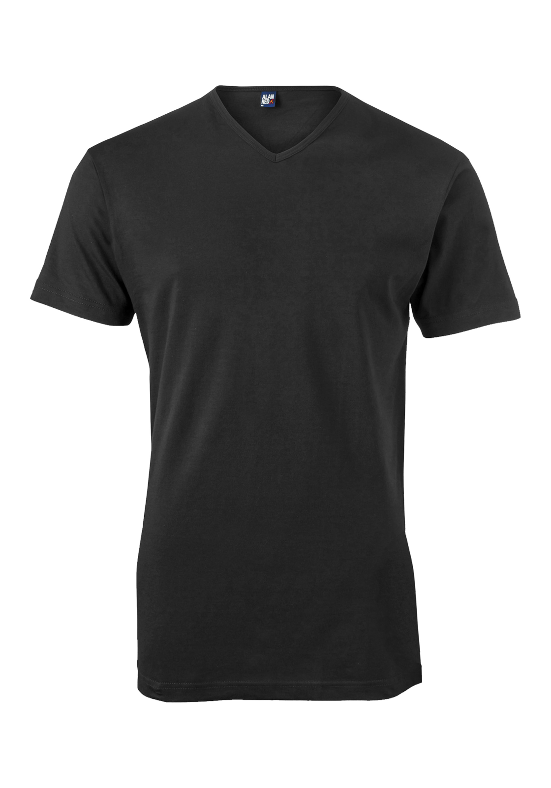 image-2-06 ALAN RED T-shirts Vermont extra lang (4-pack), V-hals, zwart