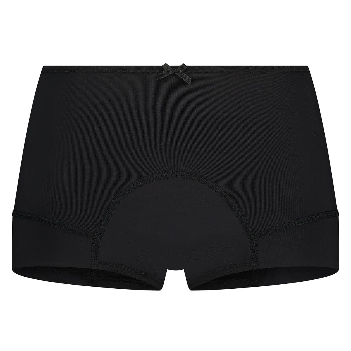 RJ Bodywear RJ dames Period Undies dames short heavy flow (1-pack), menstruatieslip, zwart