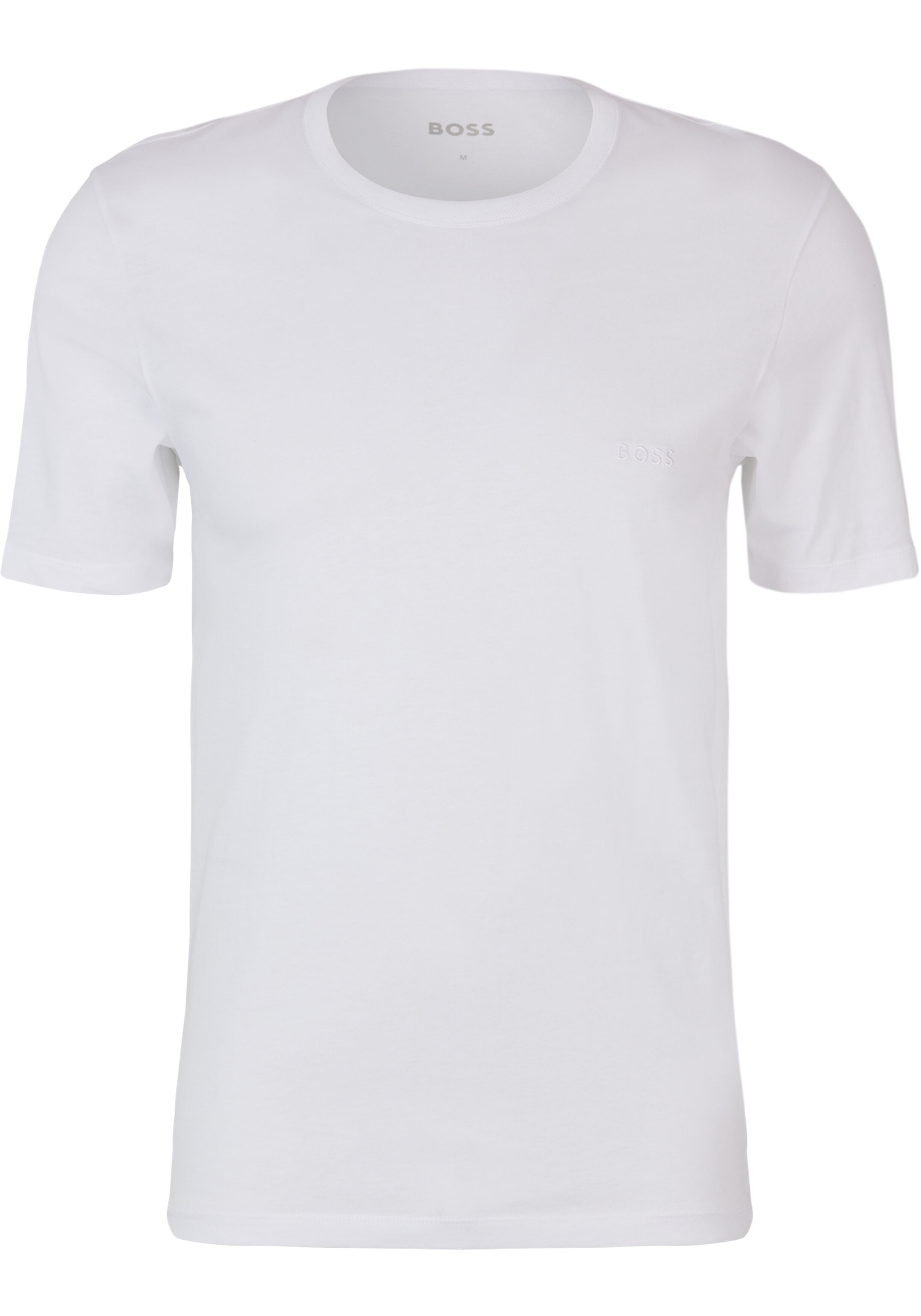 HUGO BOSS Classic T-shirts regular fit (3-pack), heren T-shirts O-hals, wit