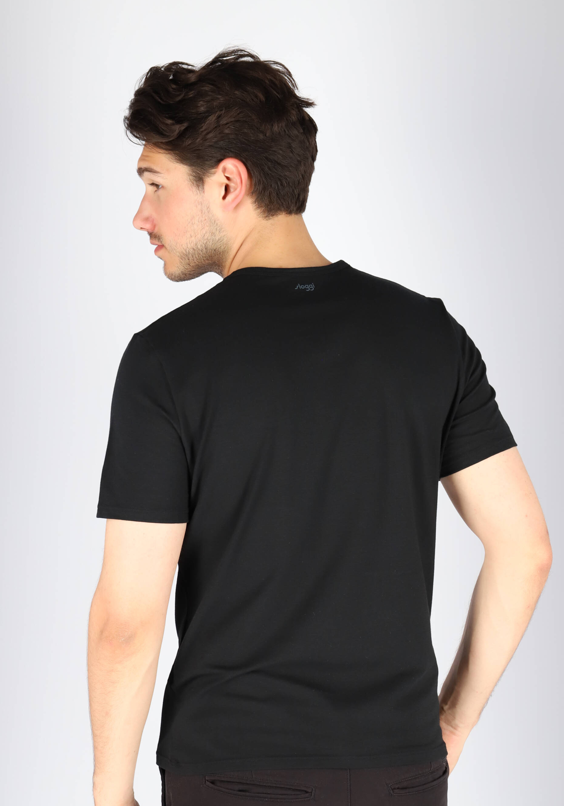 04-7613129951783-social-Shoot_Milan_893882_Mix_Brands-tm_juni_2028-sloggi-basis-10205202-0004_HR Sloggi Men GO Shirt O-Neck Regular Fit, heren T-shirt (1-pack), zwart