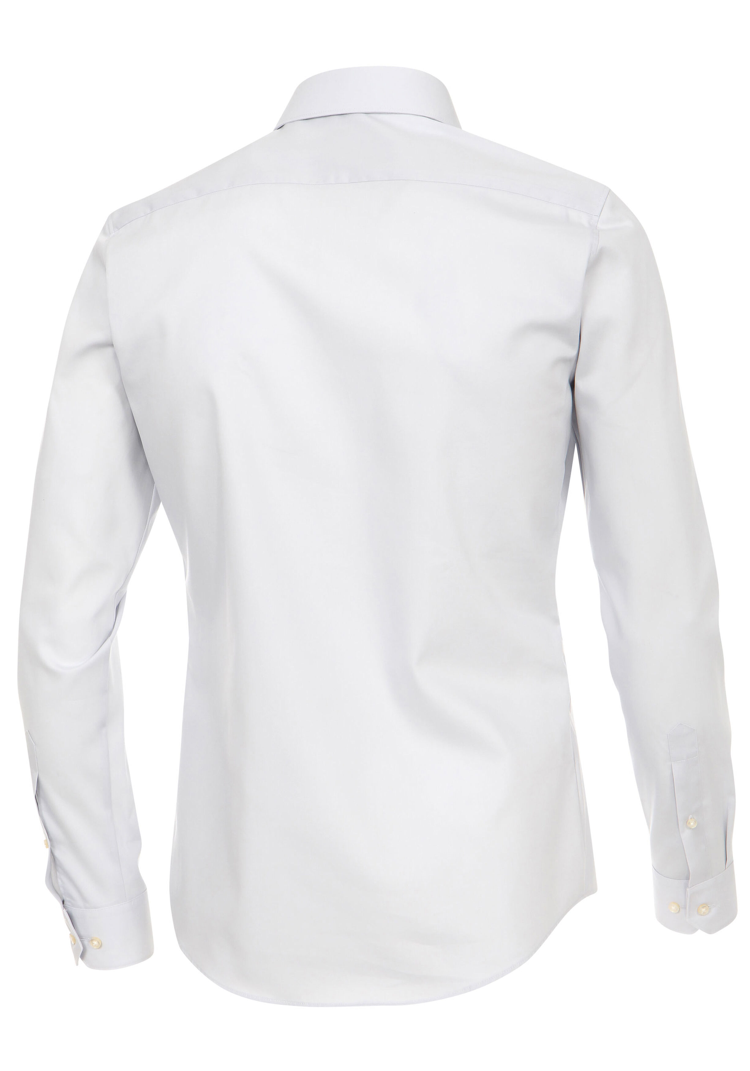 Redmond slim fit overhemd, licht grijs