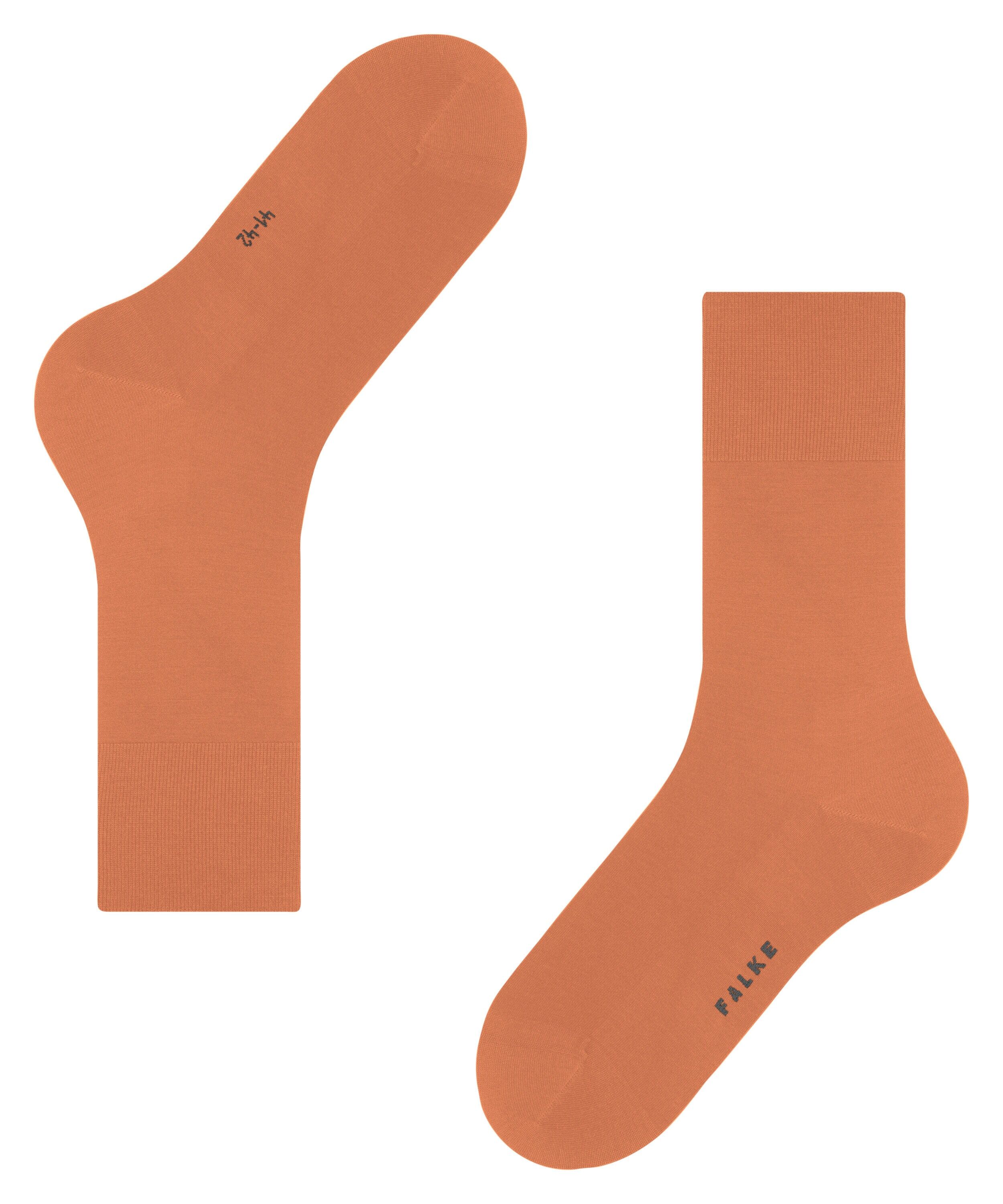 FALKE ClimaWool herensokken, oranje (tandoori)