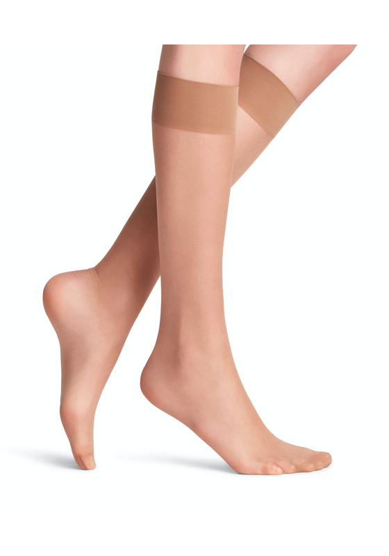 FALKE Seidenglatt 15 DEN dames kniekousen, beige (sun) FALKE Seidenglatt 15 DEN dames kniekousen, beige (sun)