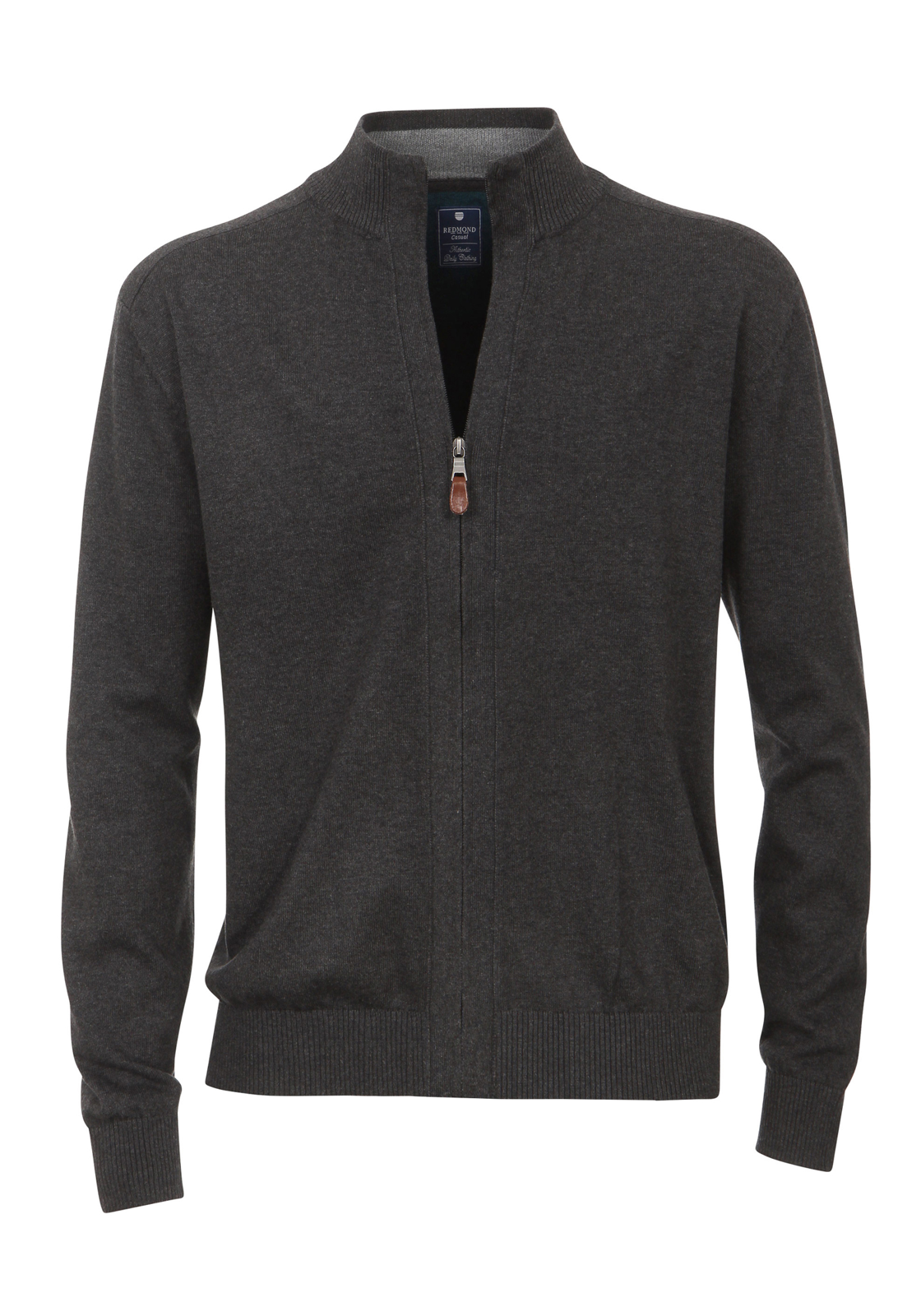 1-4049807430487-redmond-vest_HR-01 Redmond heren vest katoen, met rits, antraciet